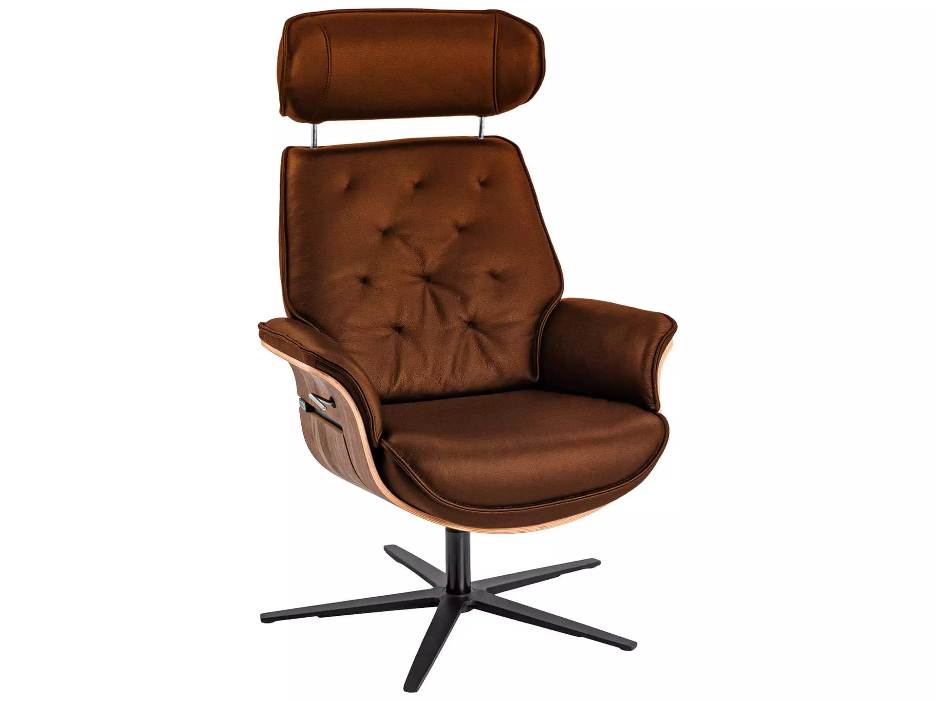 Relaxer Curacao Nussbaum Basic Polipol / Farbe: Zimt / Material: Stoff Basic