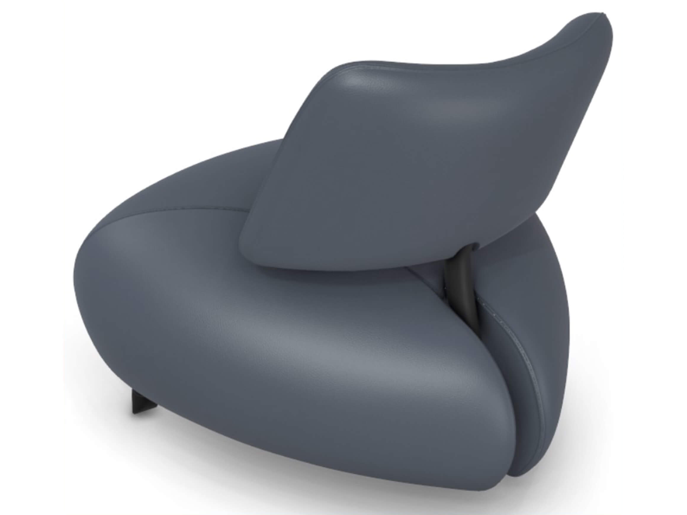 Sessel Pallone Leolux / Farbe: Tempest / Bezugsmaterial: Stoff