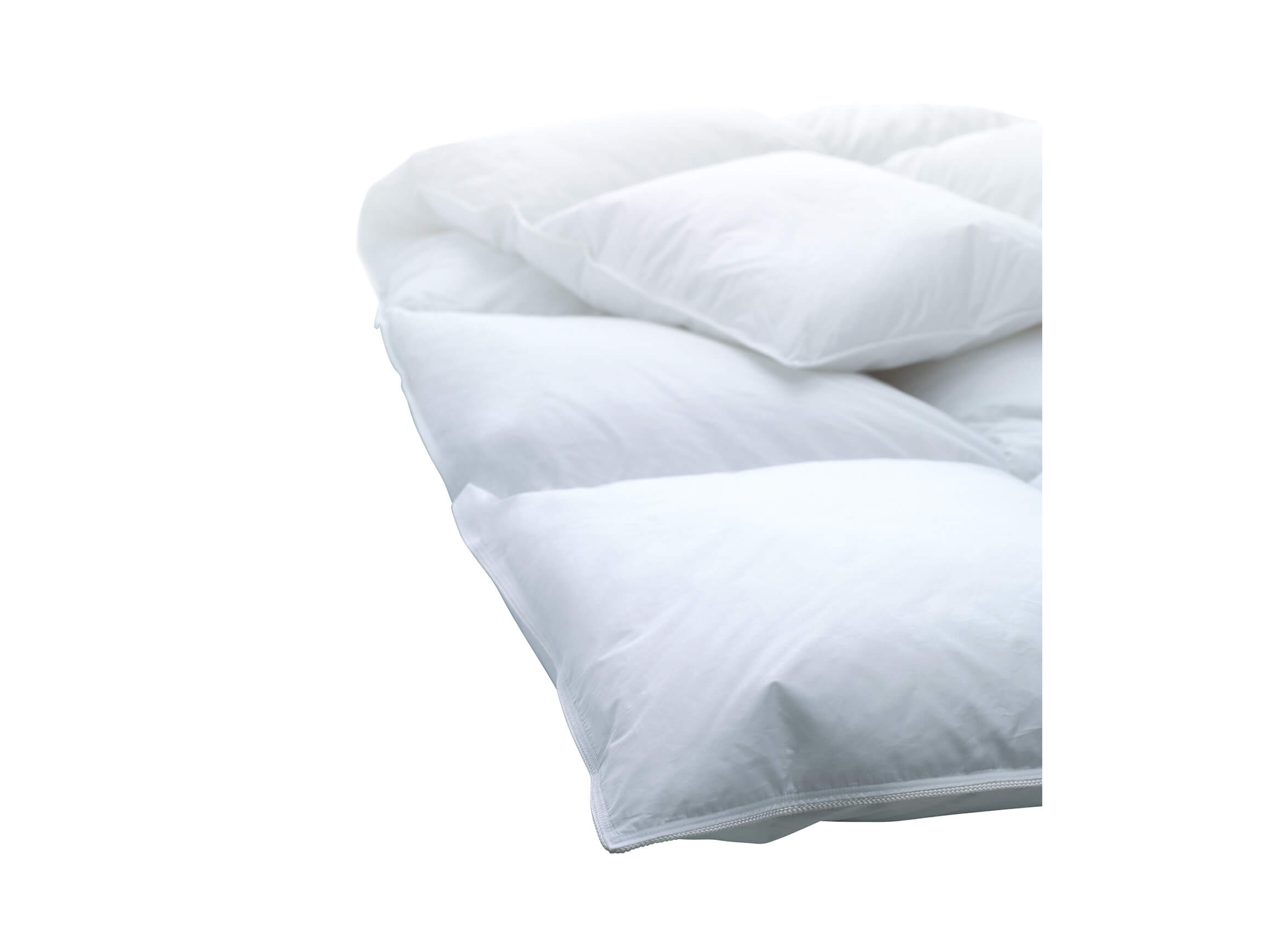 Ganzjahresduvet Carree Billerbeck / Farbe: Weiss / Material: