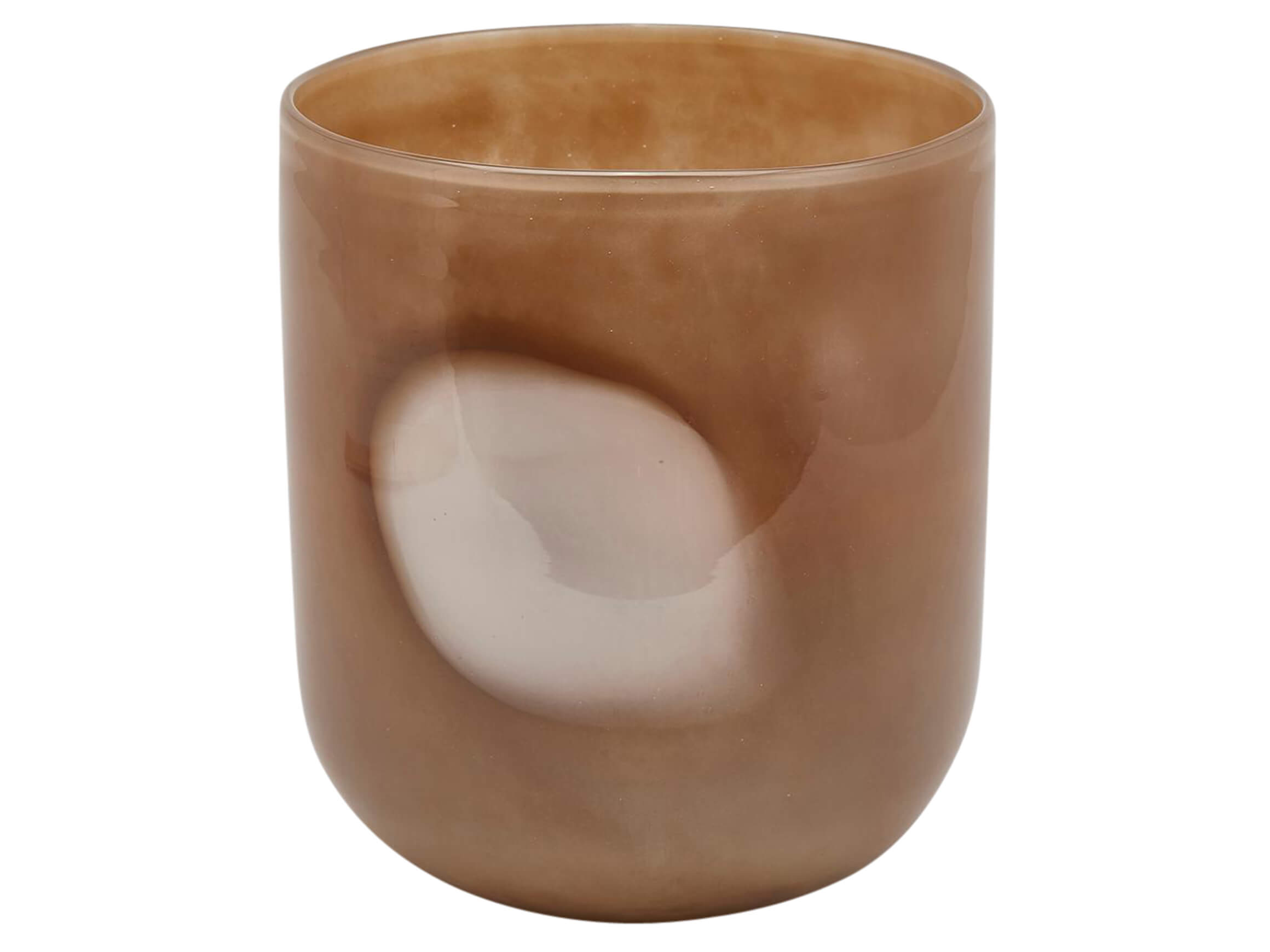 Edg Vase Spot Haselnuss H: 22 cm  | Schubiger Möbel