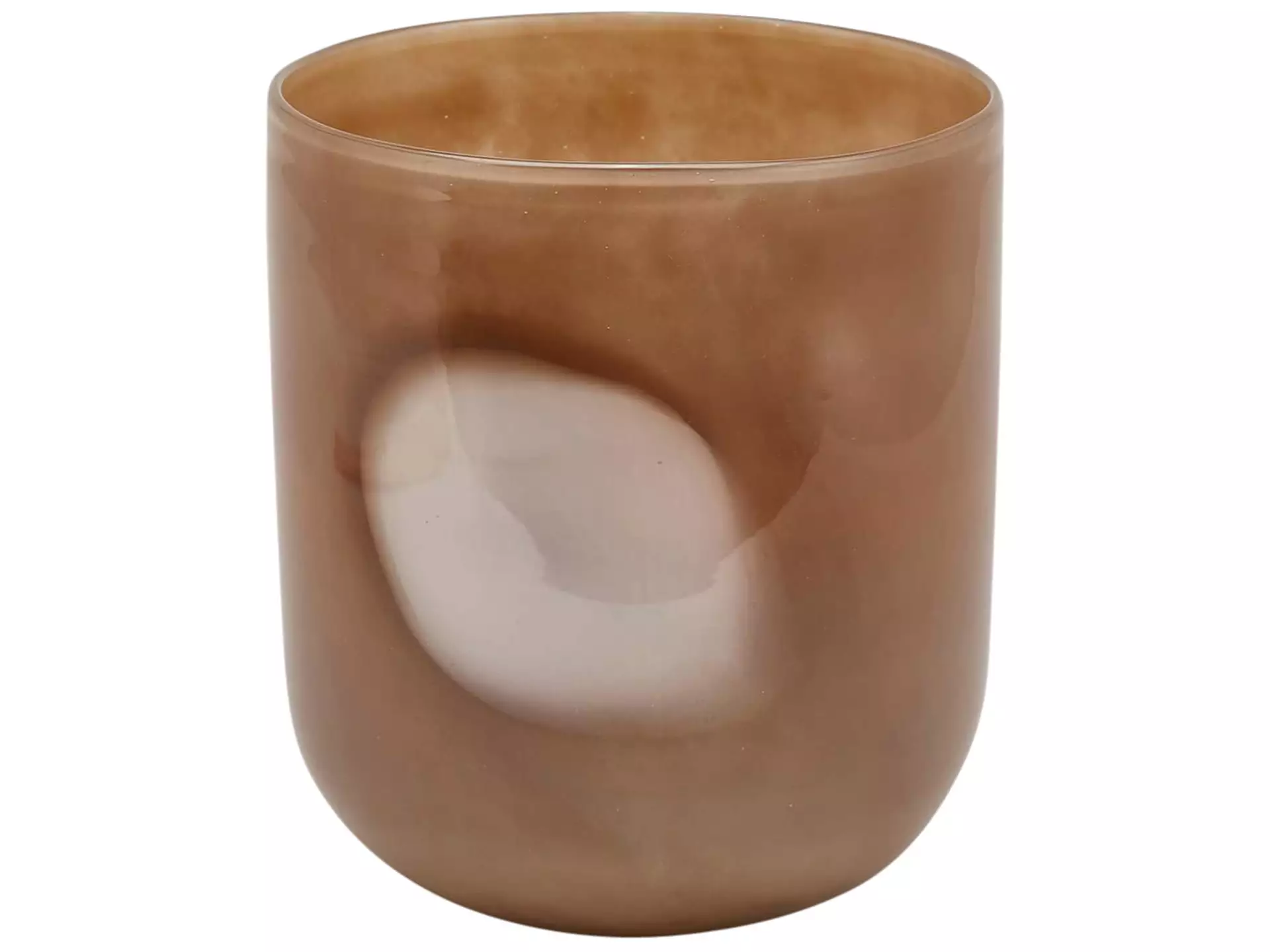 Vase Spot Haselnuss H: 22 cm Edg