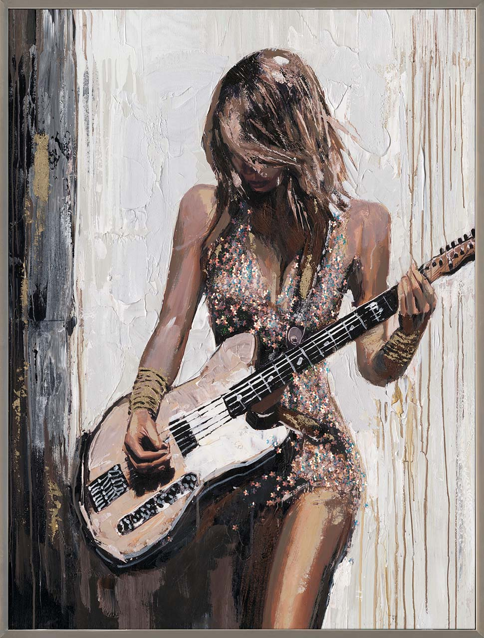 Gemälde-Guitar Girl-image LAND