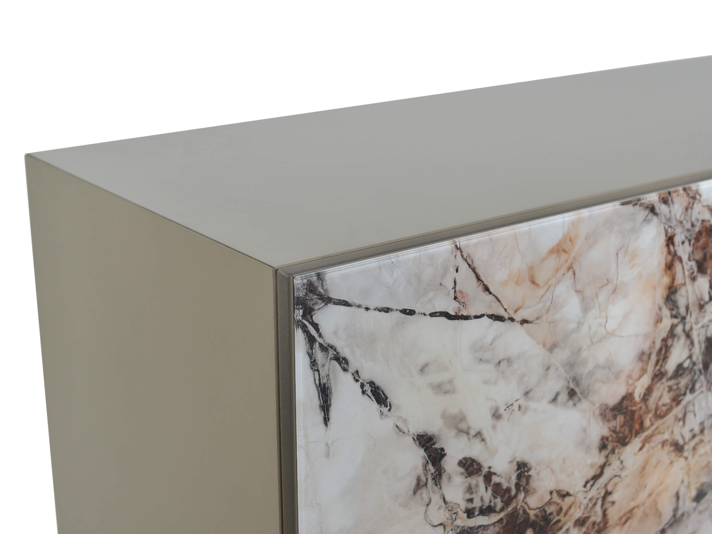 Kredenz Focus Cattelan / Farbe: Marmor Titan
