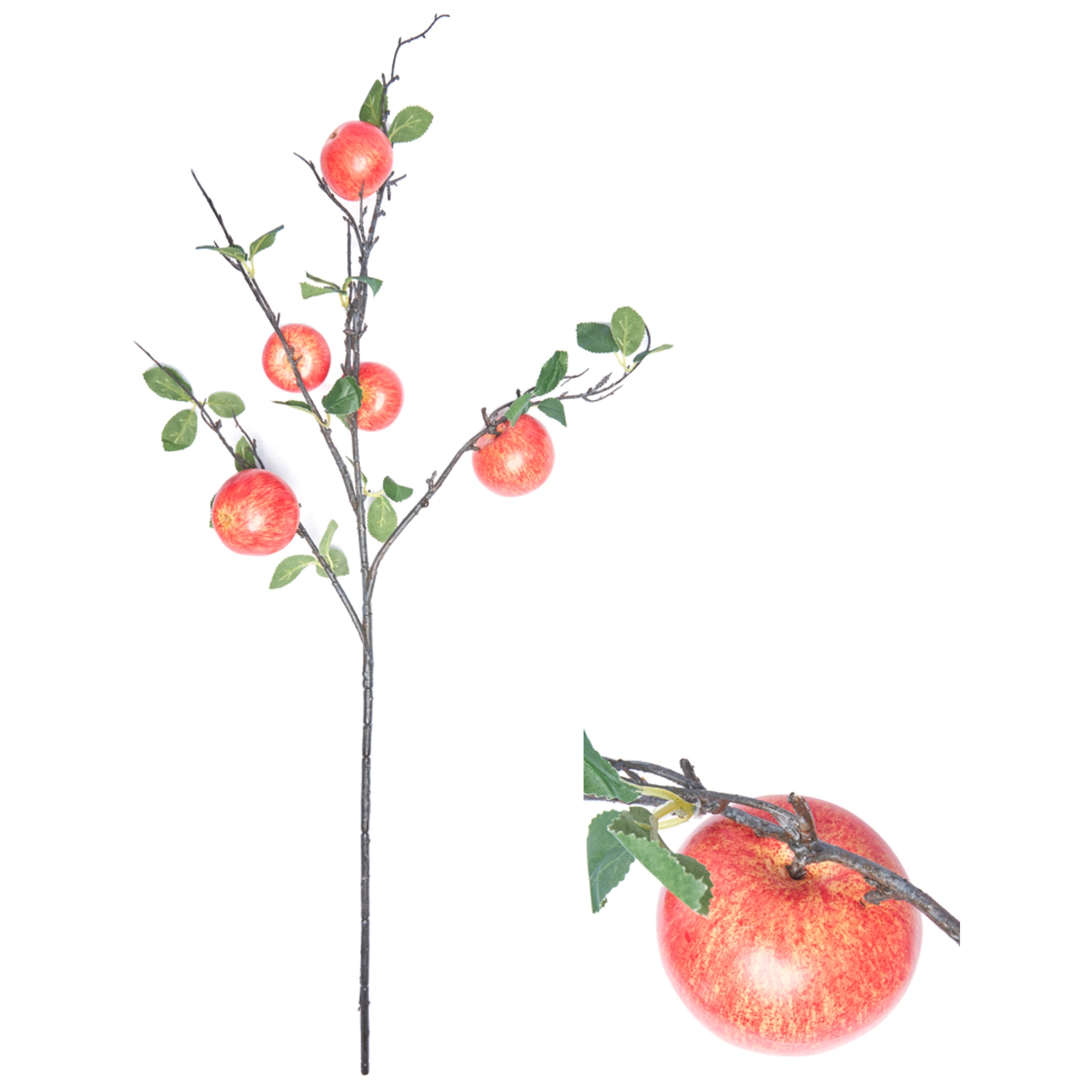 Kunstblumen-Apfel-Ast H: 89 cm-Decofinder