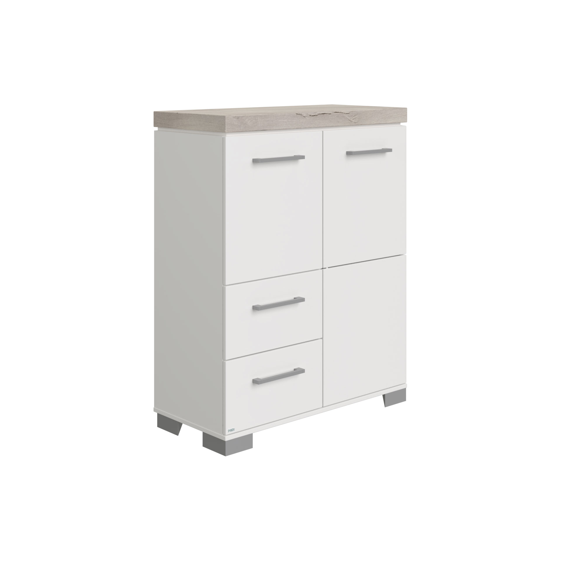 Highboard Kira von Paidi / Farbe: Eiche-Nautik / Grösse: 40 x 91 cm