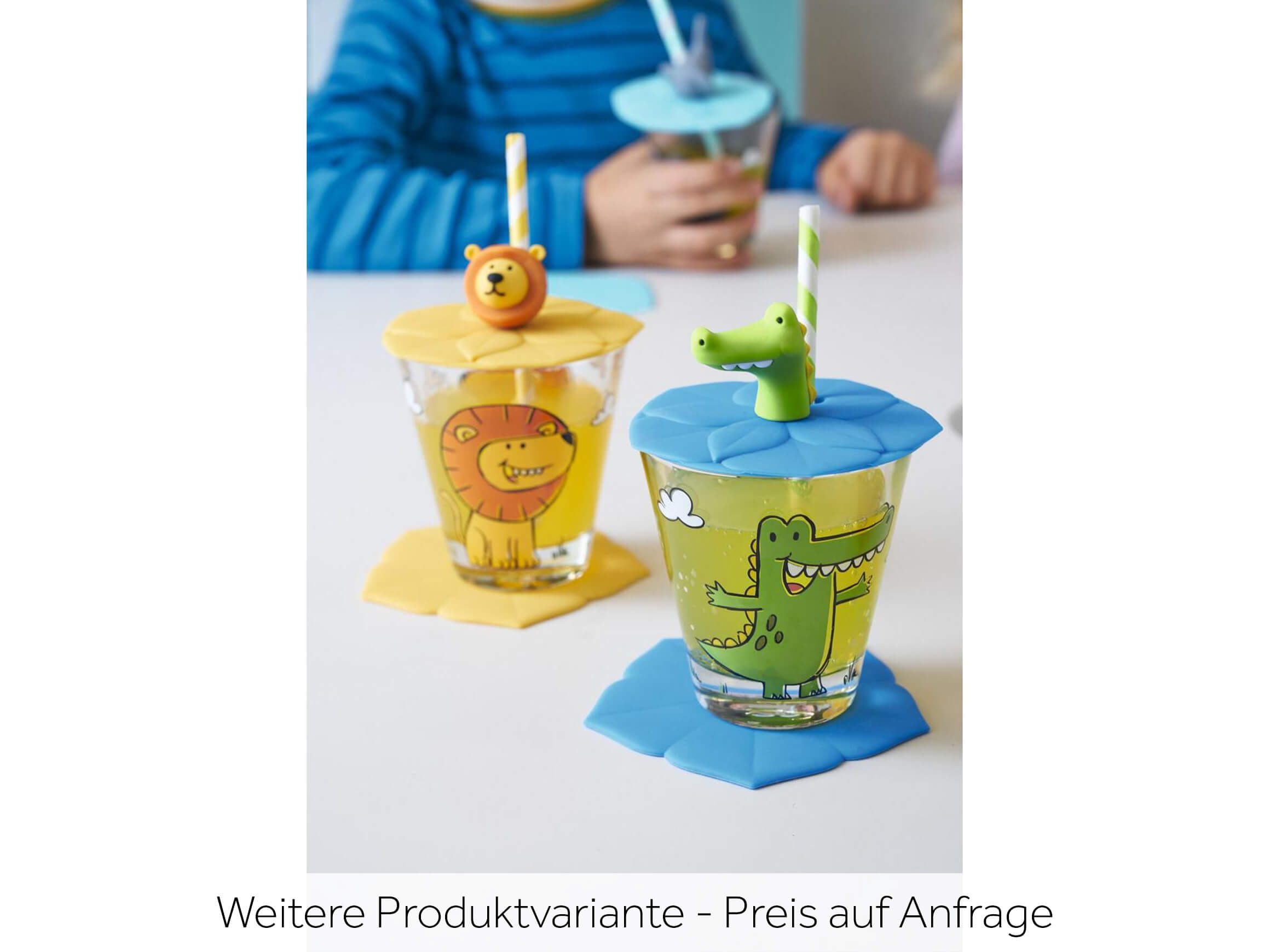 Leonardo Trinkglas Für Kinder Bambini Krokodil, 215 Ml, 3-teilig