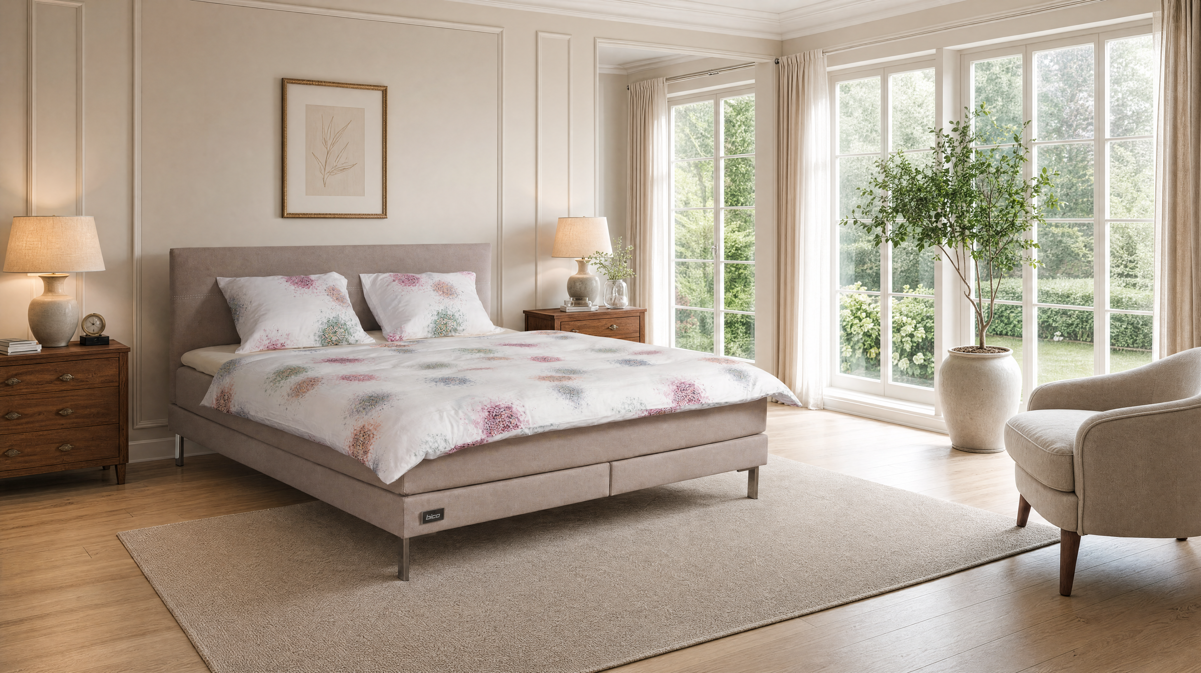Boxspringbett Slim Bico/ Farbe: / Masse (BxT) :180,00x cm