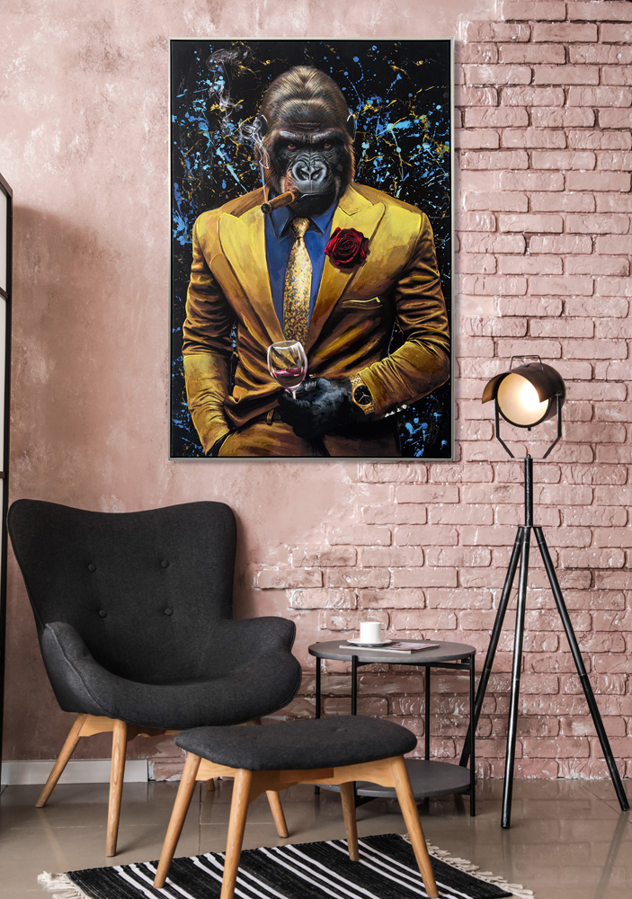 Gemälde-Gorilla Gentleman-image LAND