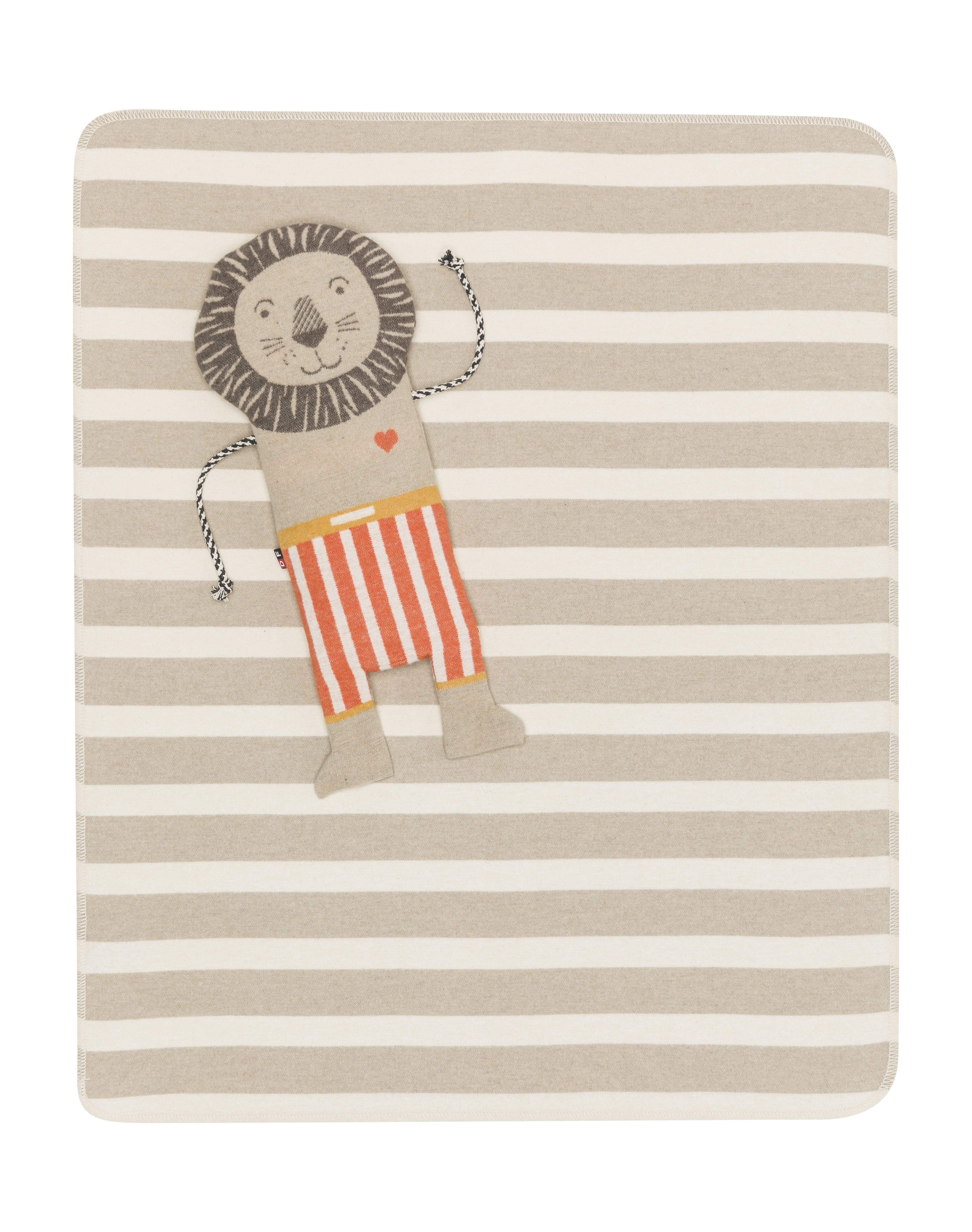 Baby blanket in doll jewel lion, nature 70 x 90 cm Sander AG