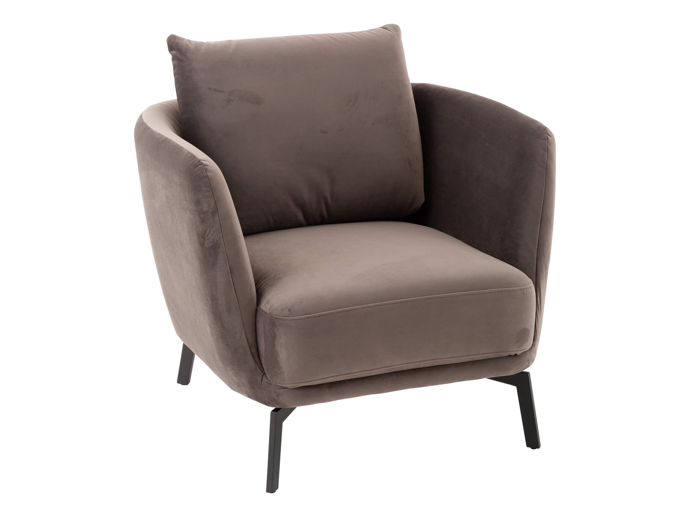 Sessel Pearl B: 86 cm Candy / Farbe: Stone / Bezugsmaterial: Stoff