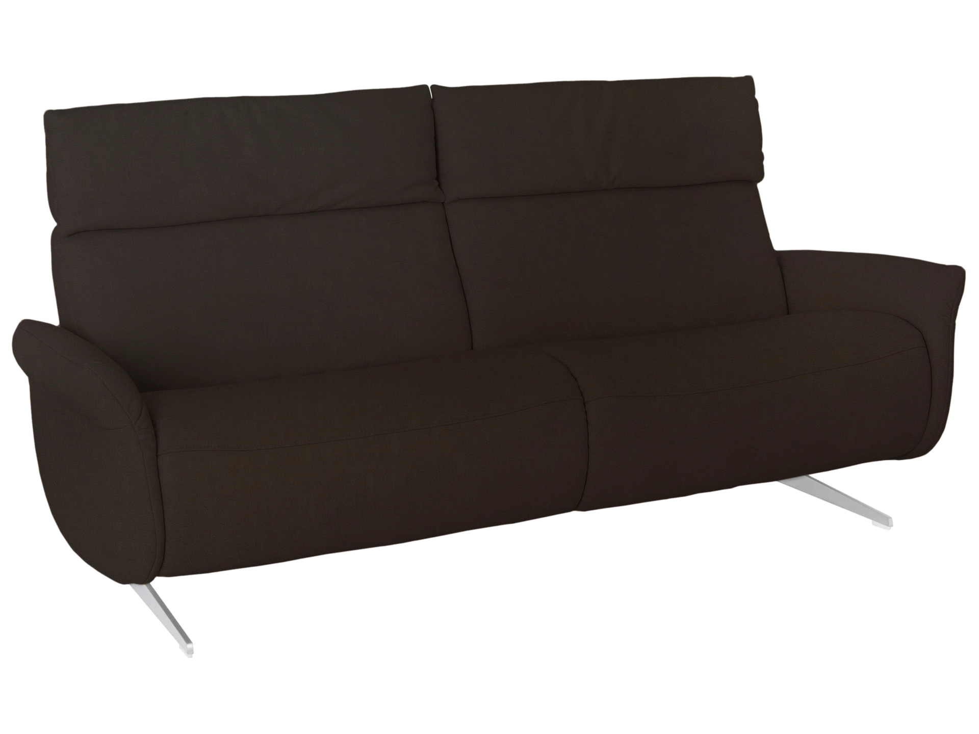 Sofa Chester Basic B: 206 cm Himolla / Farbe: Schoko / Material: Leder Basic