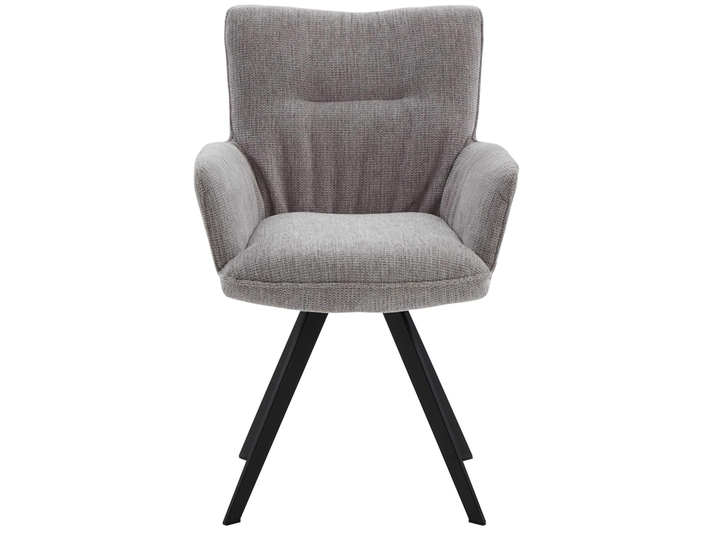 Drehstuhl Pancho Eisenstativ Niehoff / Farbe: Platingrau / Bezugsmaterial: Microfaser Stoff