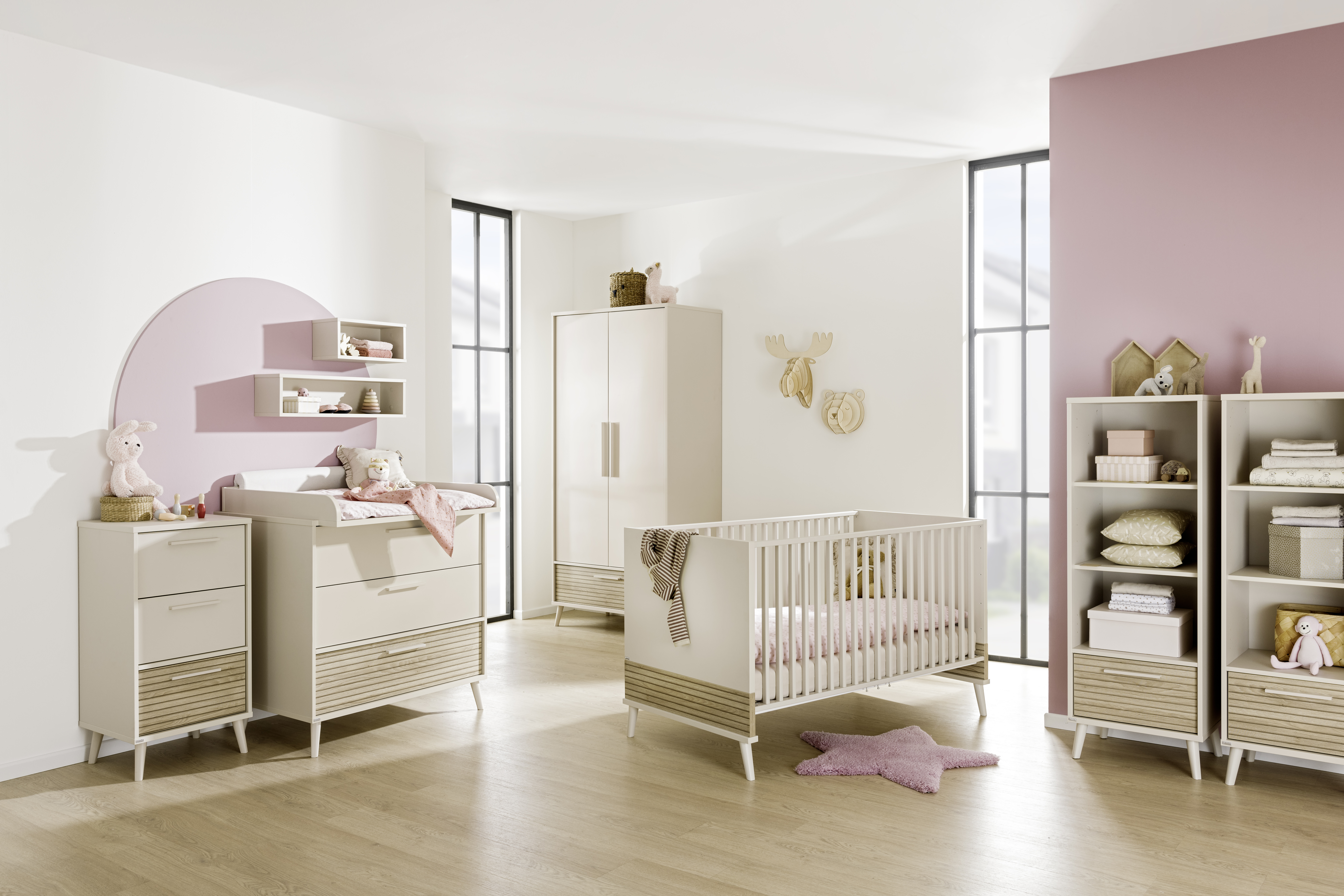 Babybett Eefje von Paidi / Farbe: Cashmere / Grösse: 76 x 147 cm