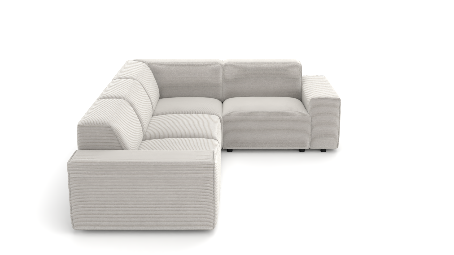 Ecksofa Venus / Farbe: Weiss