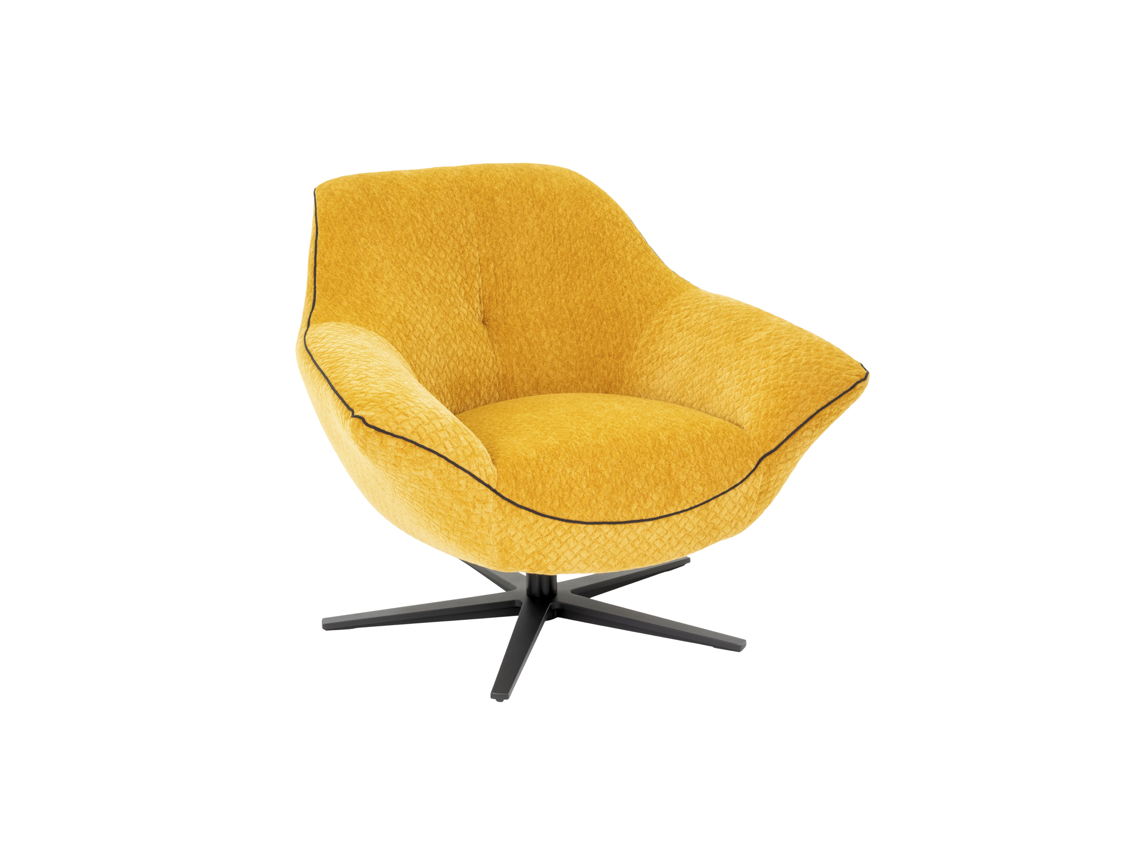 Fauteuil Rabea Rom / Couleur : Curcuma