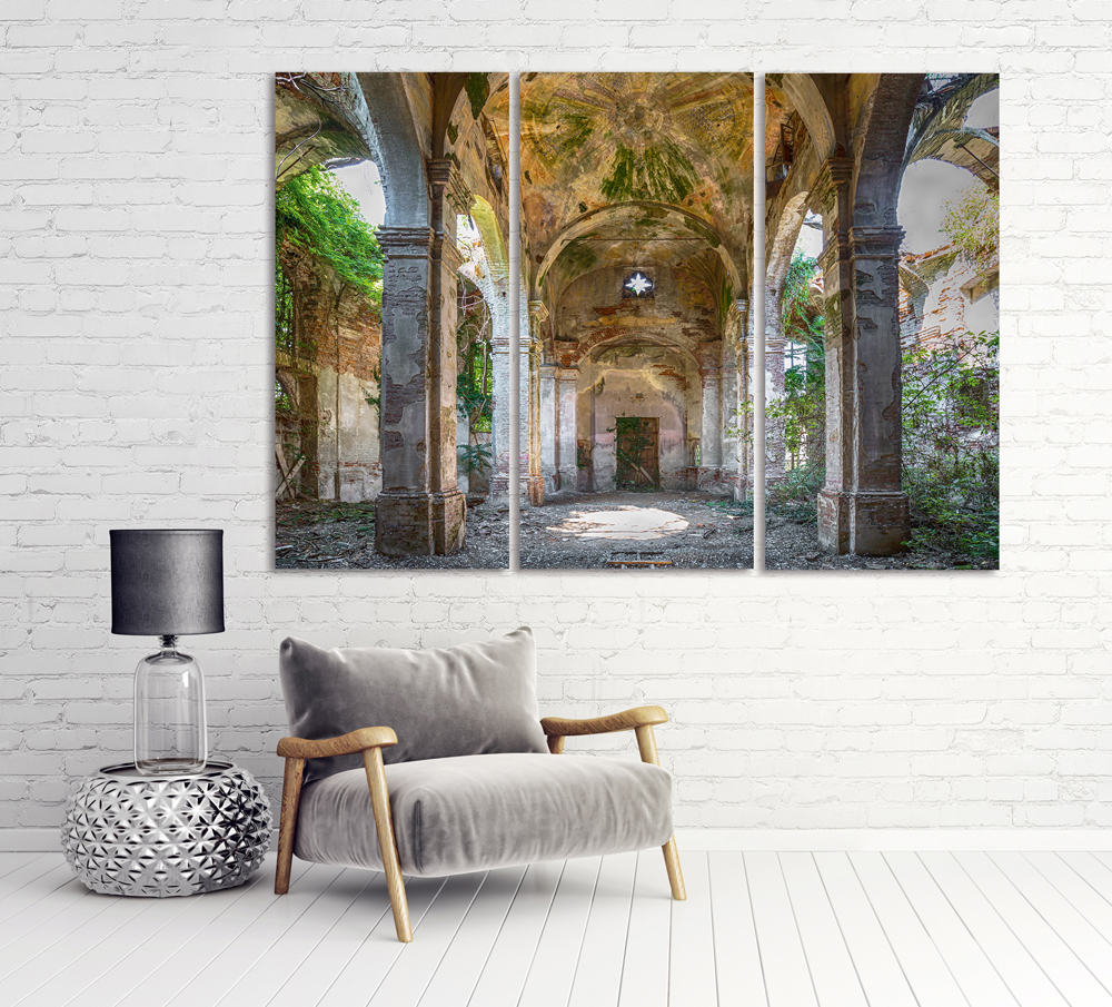 Alubild-Verlassener Flur 2-image LAND