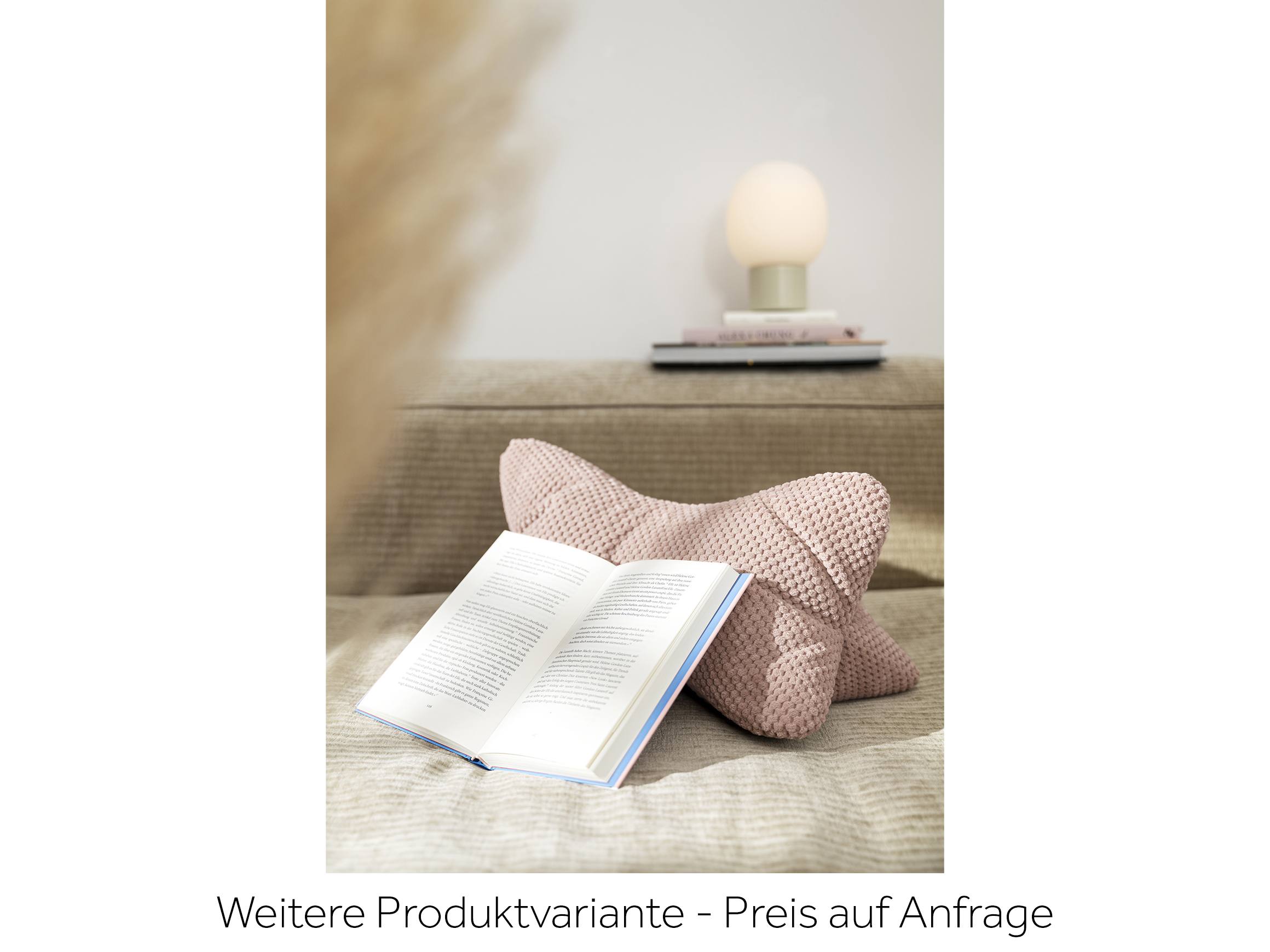 Kissen Comodo Natur 42x22 cm Magma