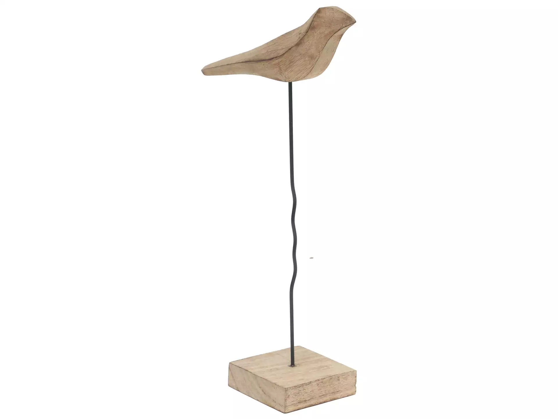 Vogel Vogel Naturbelassen H: 44 cm Decofinder