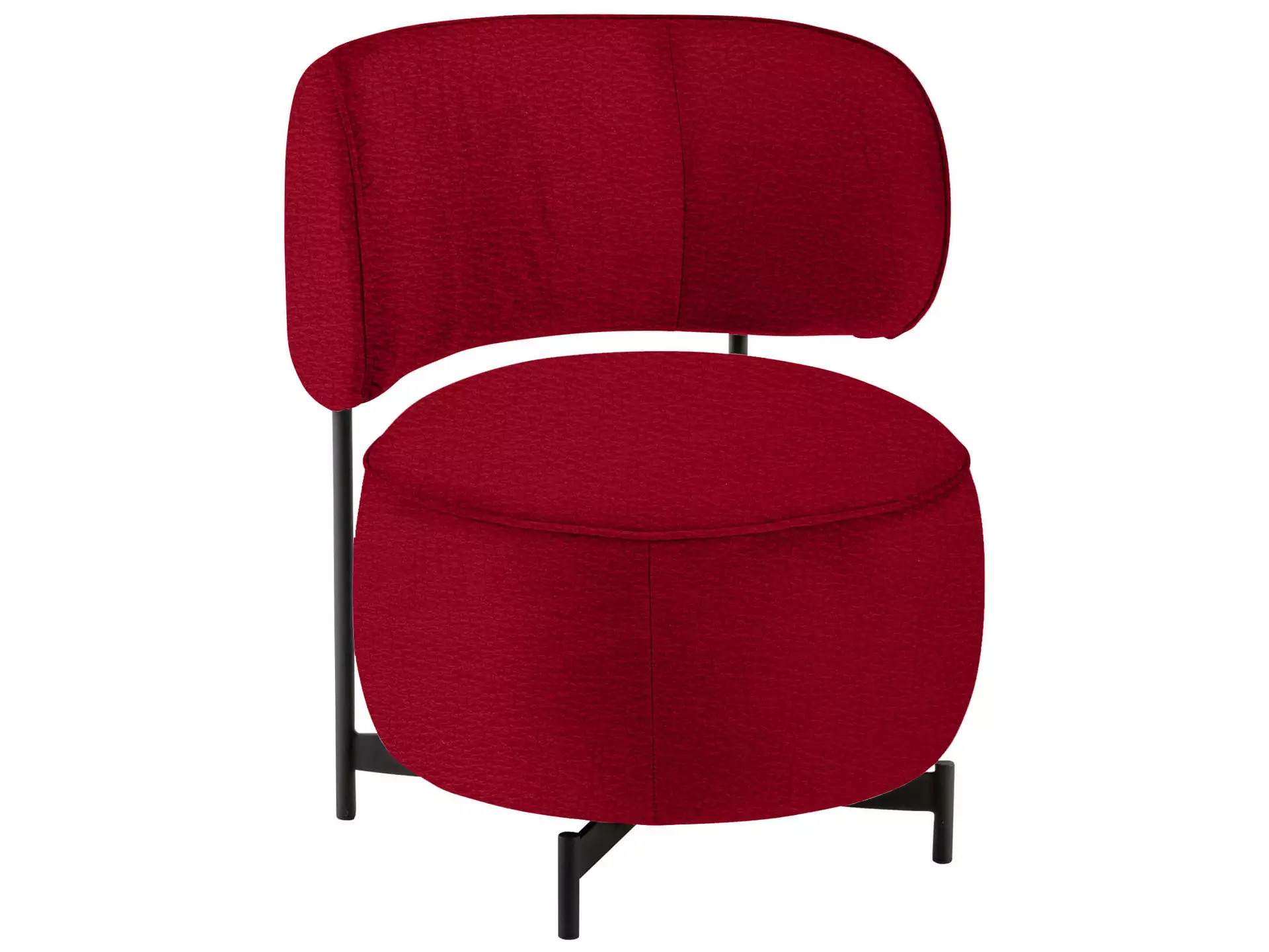 Sessel 8170 Basic Drehbar D: 68 cm Himolla / Farbe: Rosso / Material: Leder Basic