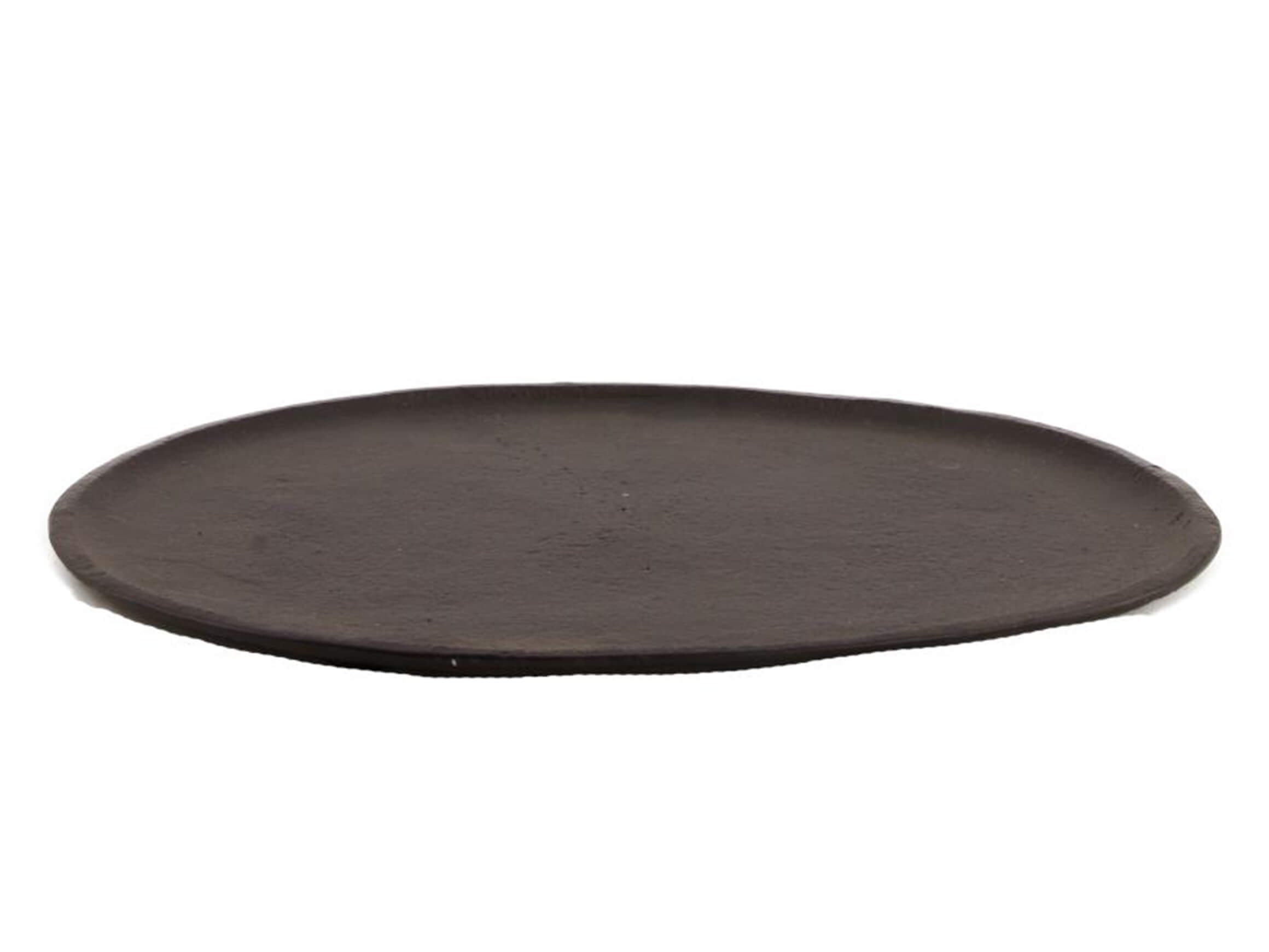 Plateau ovale noir L : 31 cm Dijk