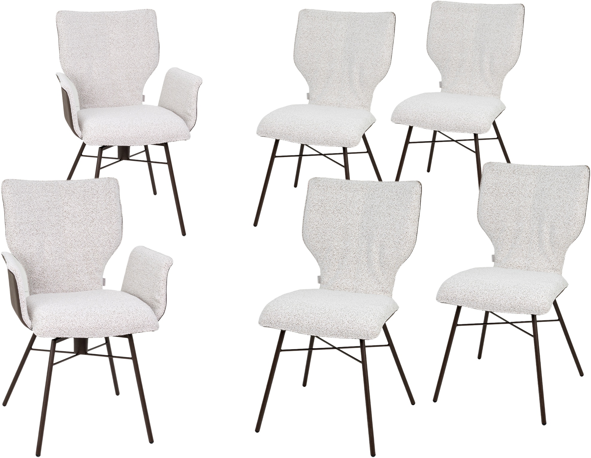 Stuhl-Jonas- Set a 6 Stk.-Plantagie