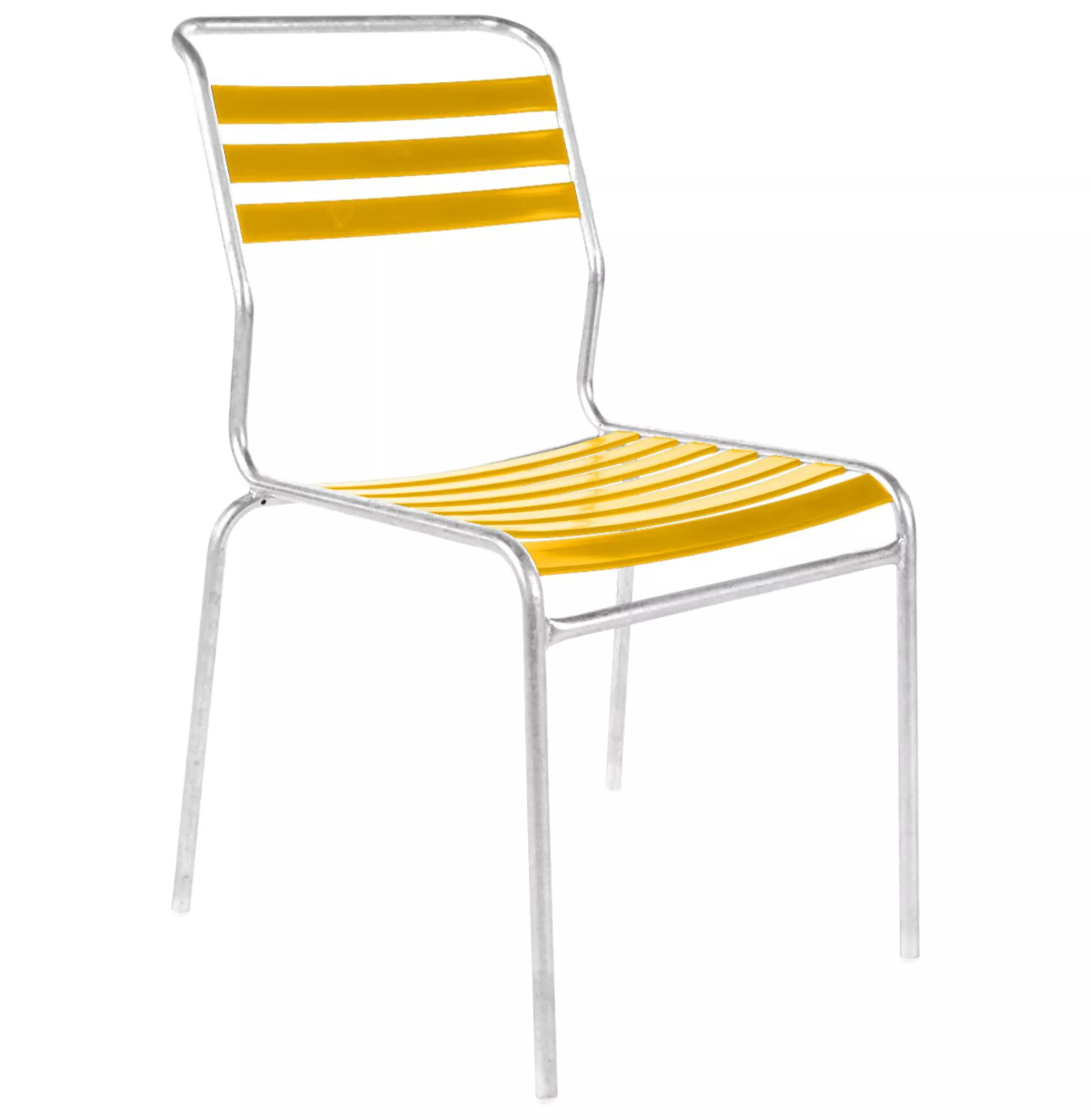 Lättli-Stuhl Säntis Schaffner / Farbe: Gelb
