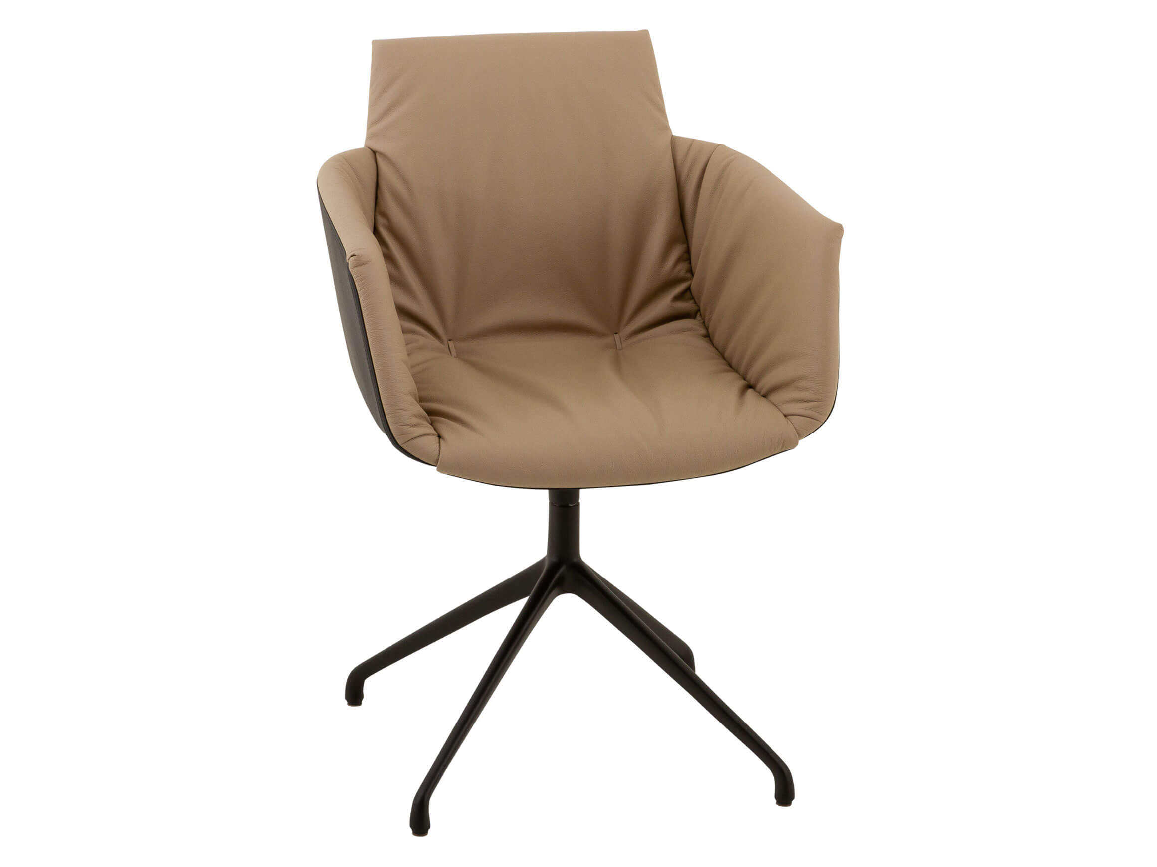 Stuhl Lui Kiesel-Schwarz von Team 7