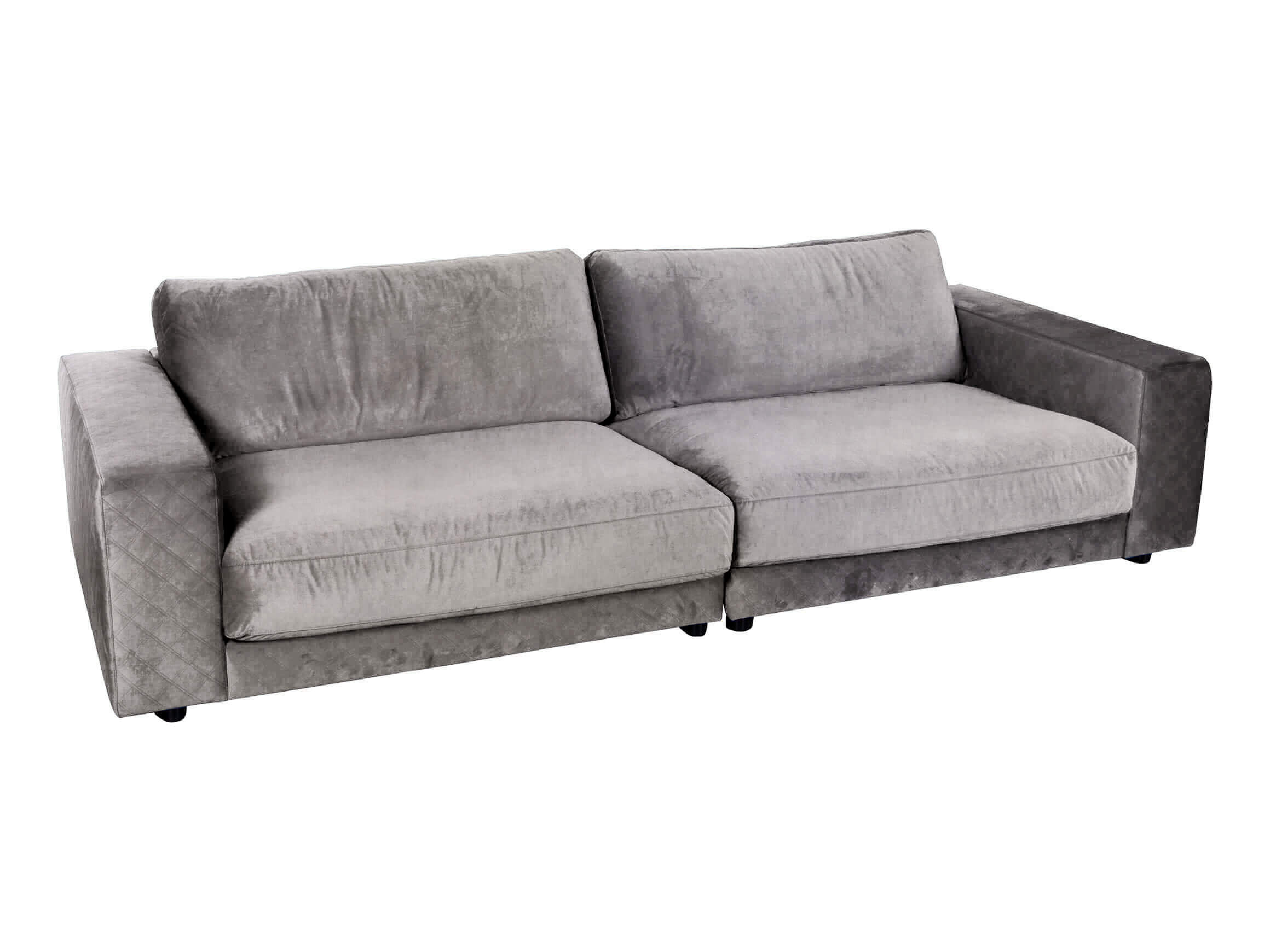 Sofa Havanna Basic Candy / Farbe: Silver / Material: Stoff Basic