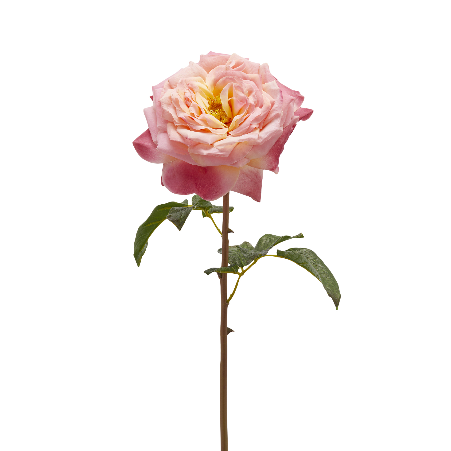 Kunstblume Rose Rosa H: 50 cm Edg