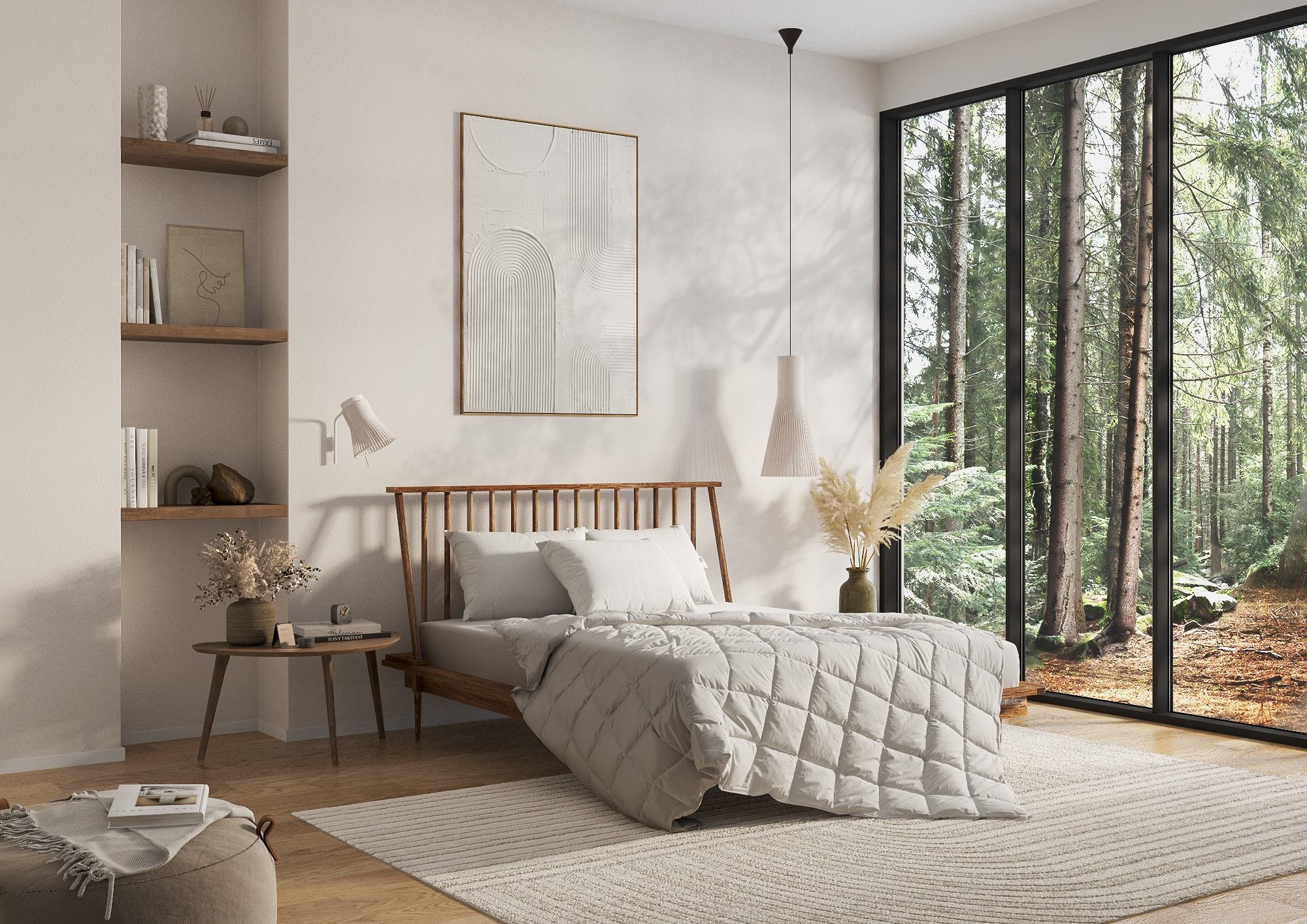 Sommerduvet Lugano 100 Billerbeck / Farbe: Weiss / Material: