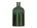 Flasche Glas Metallgrün H: 22 cm Decofinder