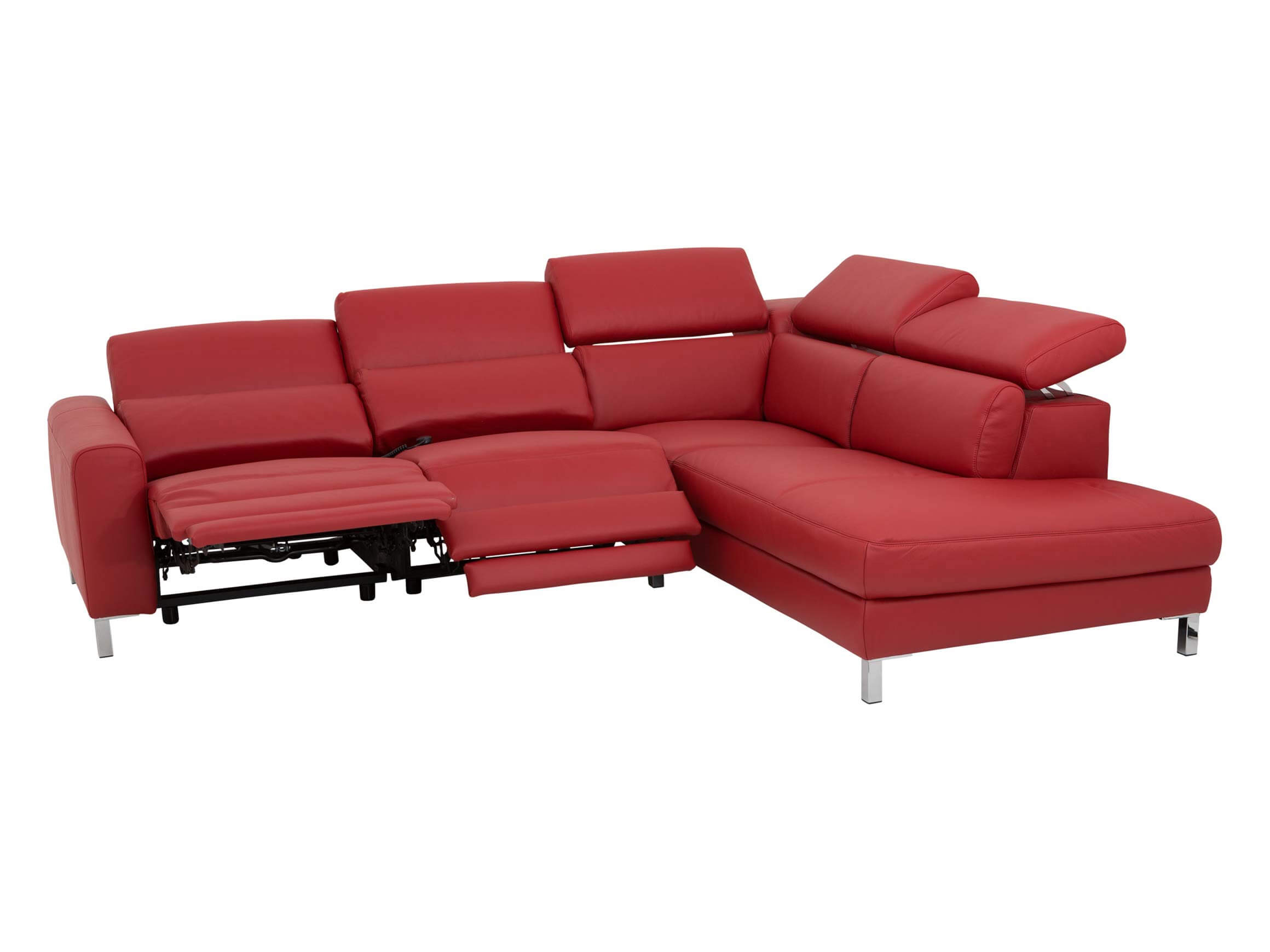 Ecksofa Laret*, Rot, h: 77-102 t: 240 b: 226