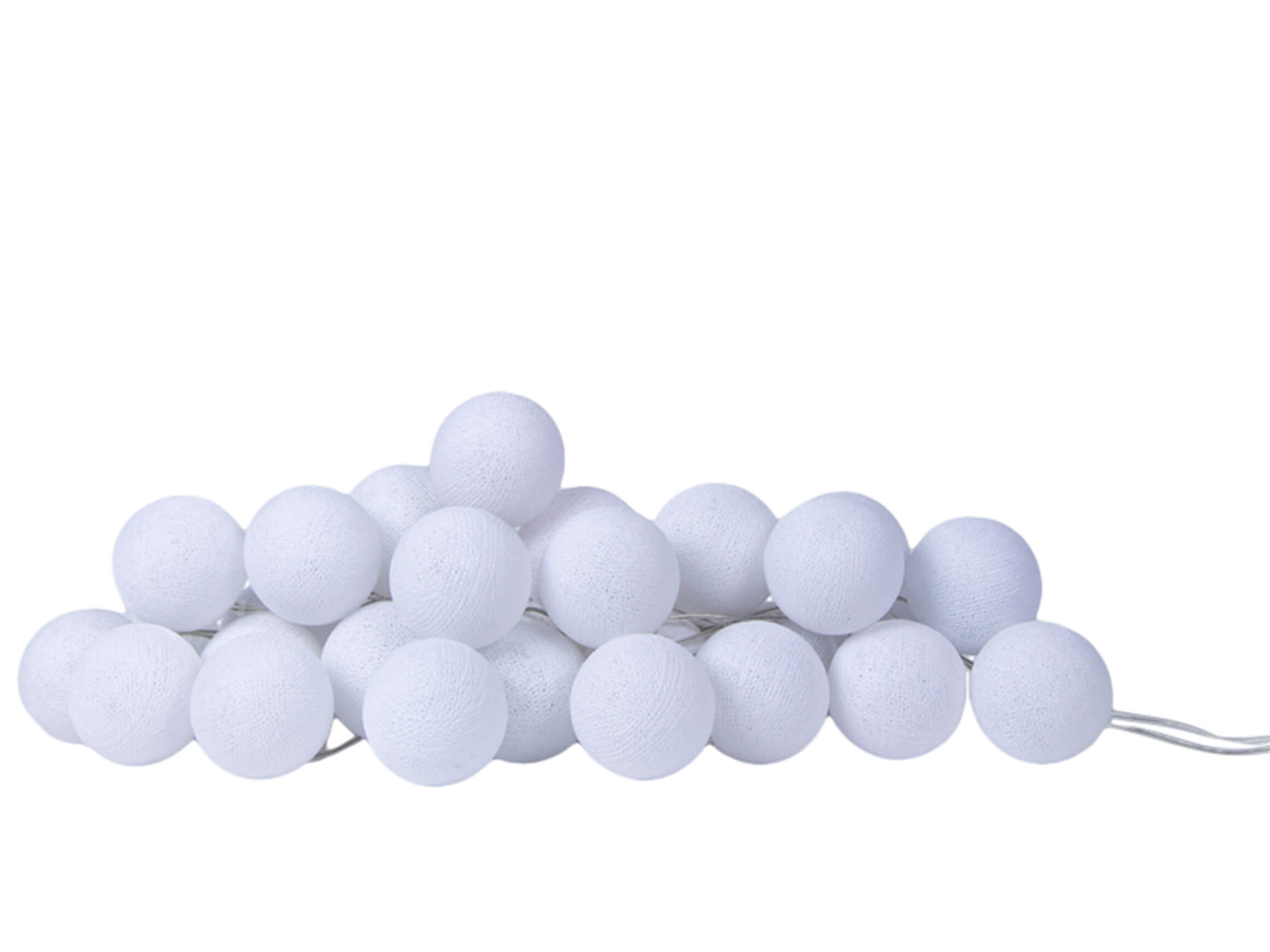 Lifetime Kidsrooms Lichterkette Baumwollkugeln Weiss | Schubiger Möbel