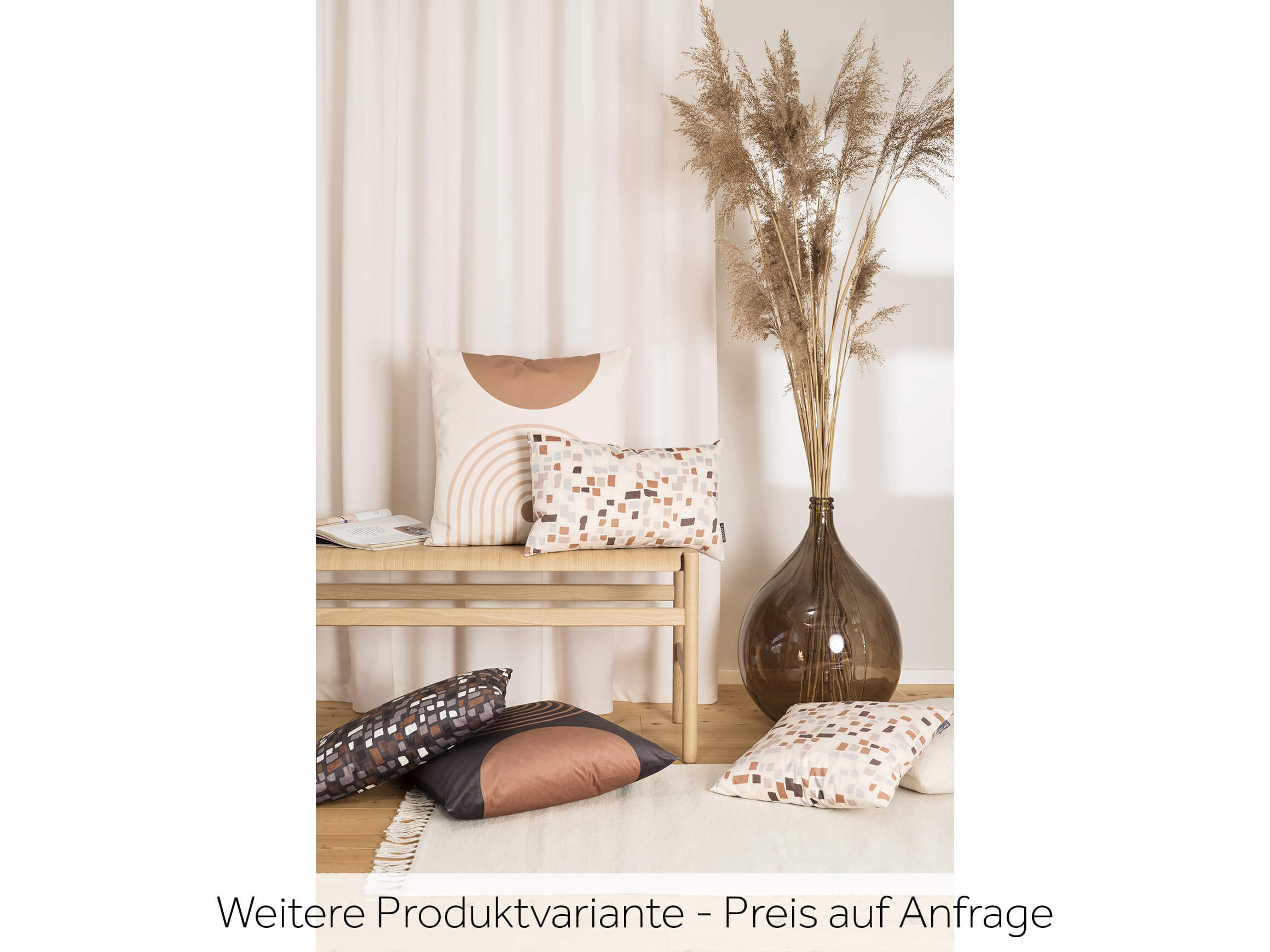 Kissenhülle Mosaic Elfenbein 30x50 cm Magma