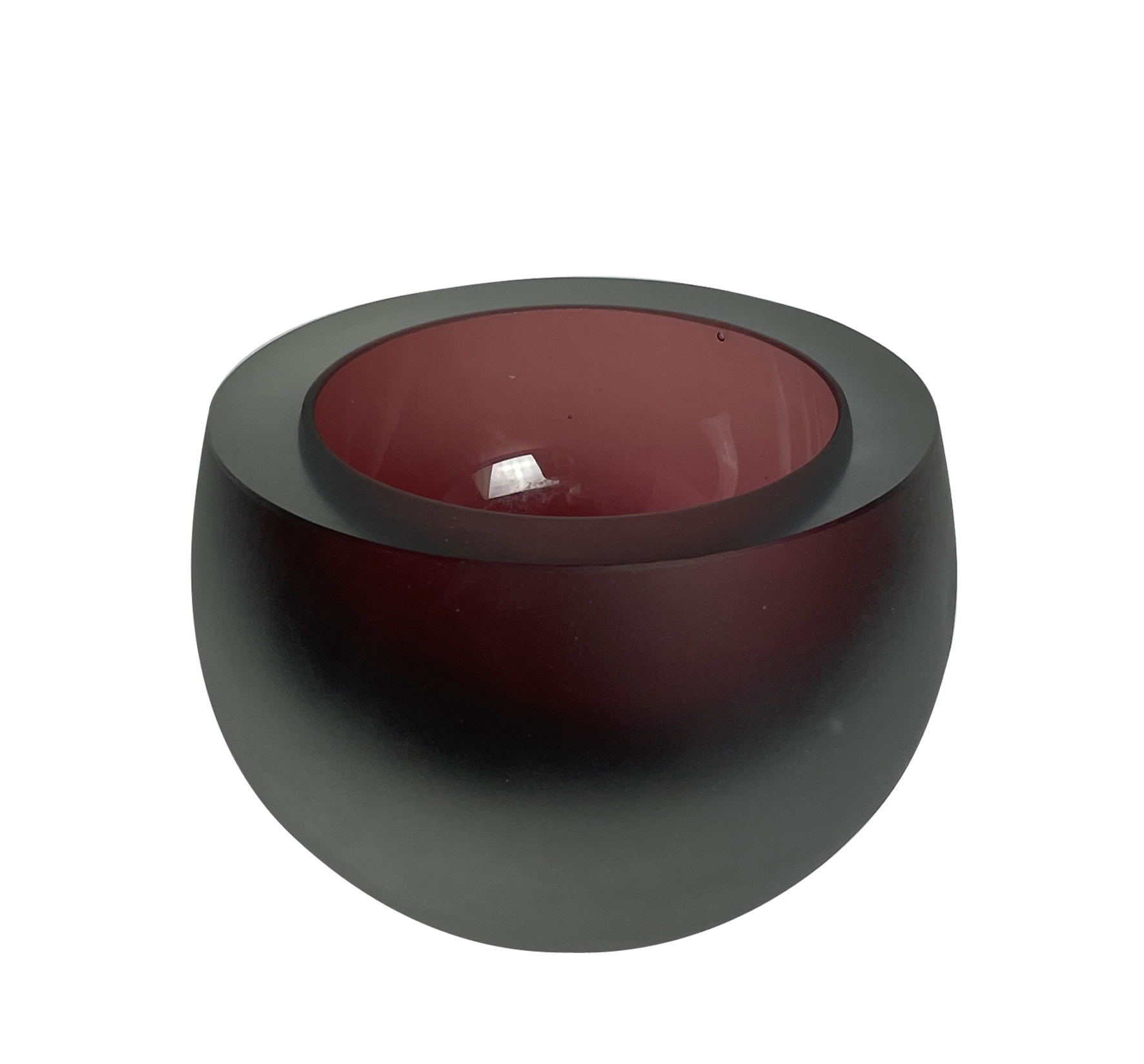 Kaheku Windlicht Olson, Purple-Matt H: 9 cm Violett | Schubiger Möbel