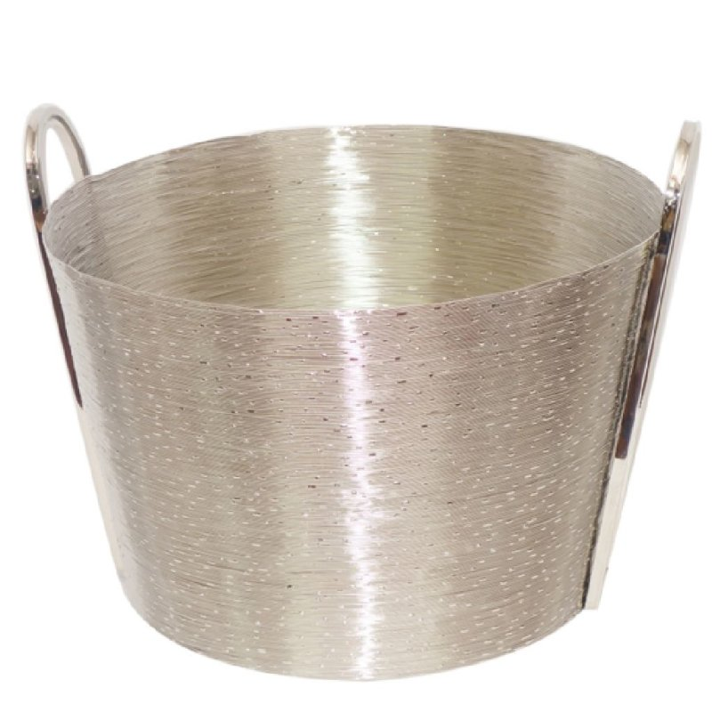 Korb Herkules, Edelstahl, Silber Decofinder