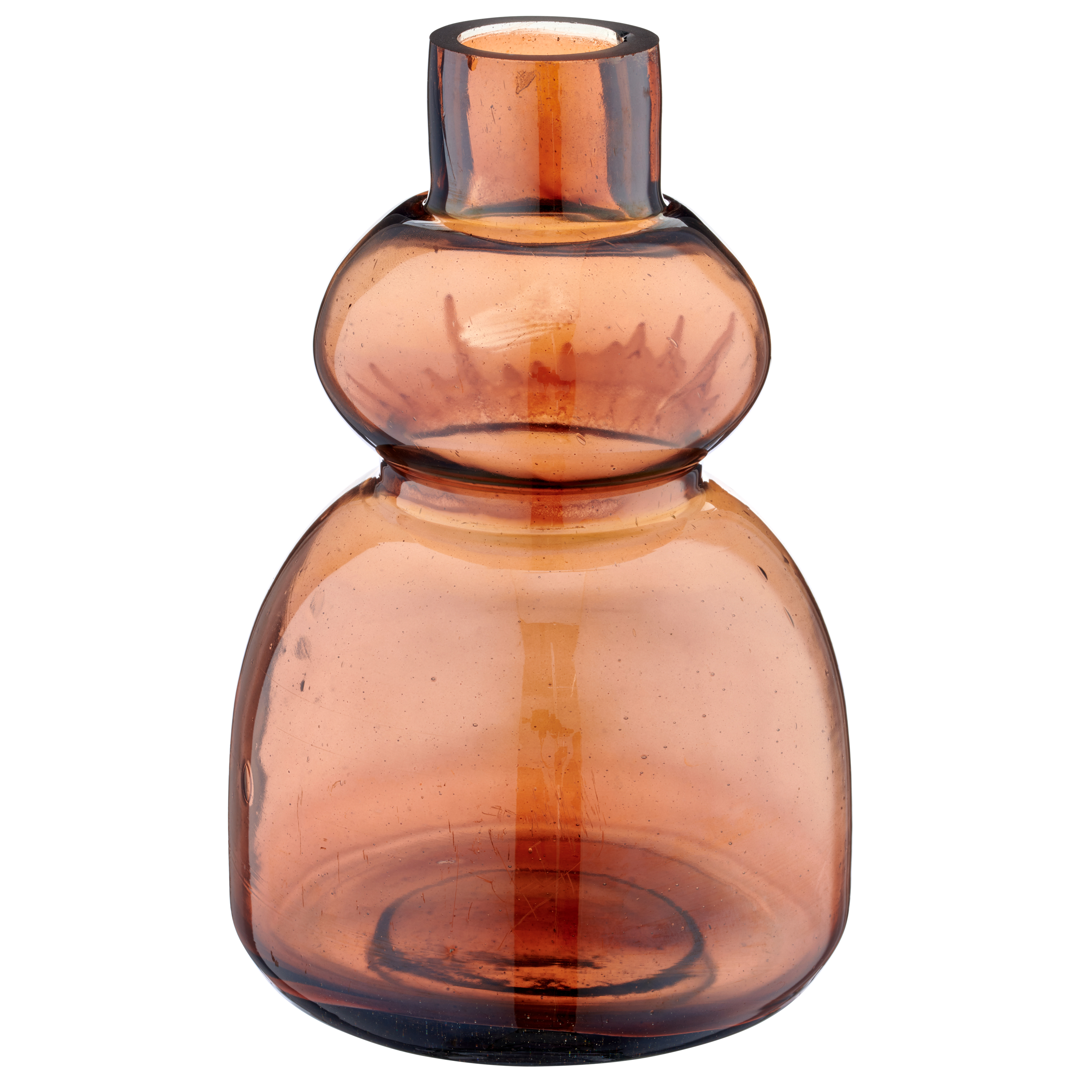 Vase Luster Finish, Glas, Zimt von Roomio