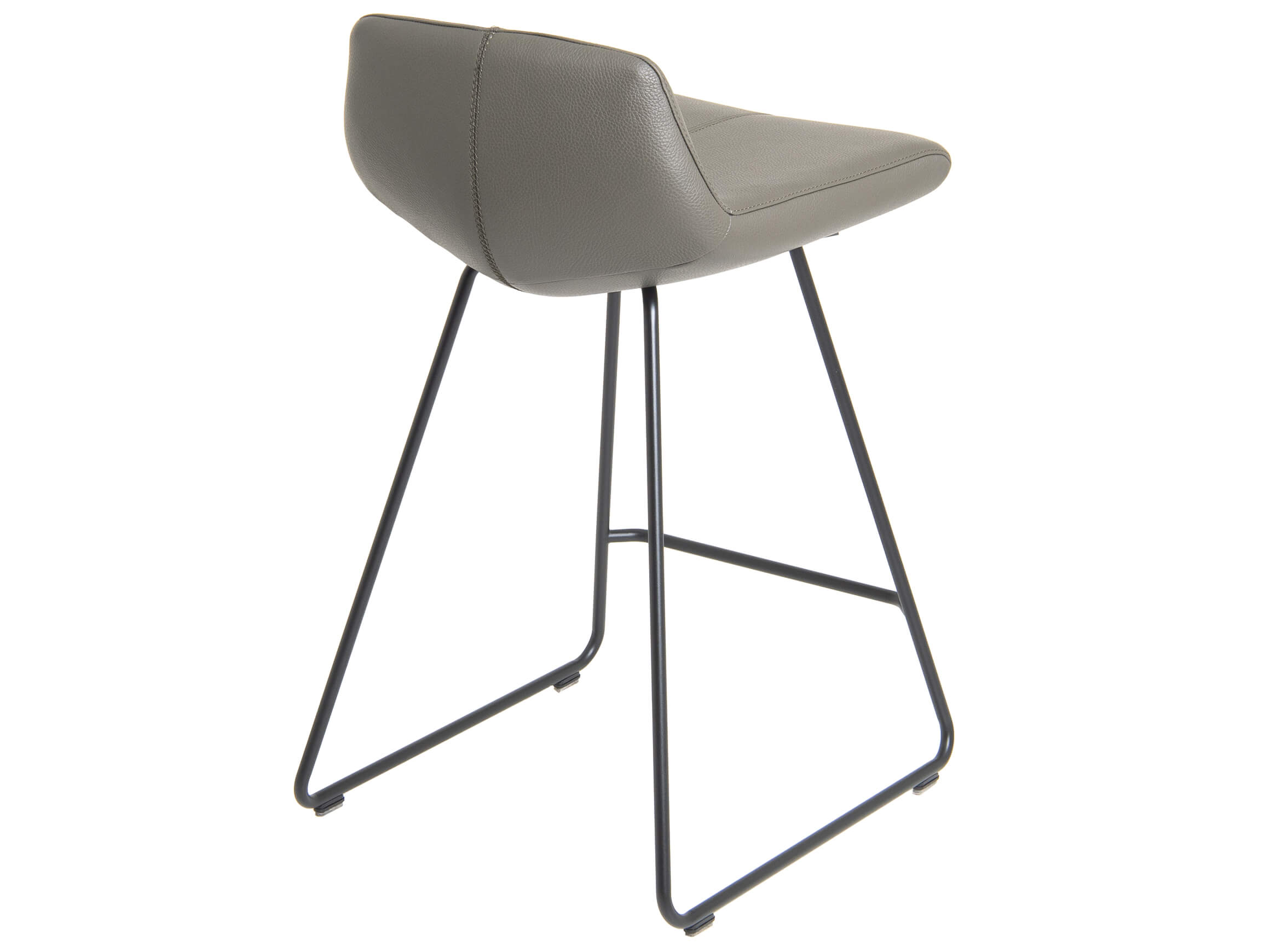 Barhocker Caron Leolux / Farbe: Avocado / Bezugsmaterial: Stoff