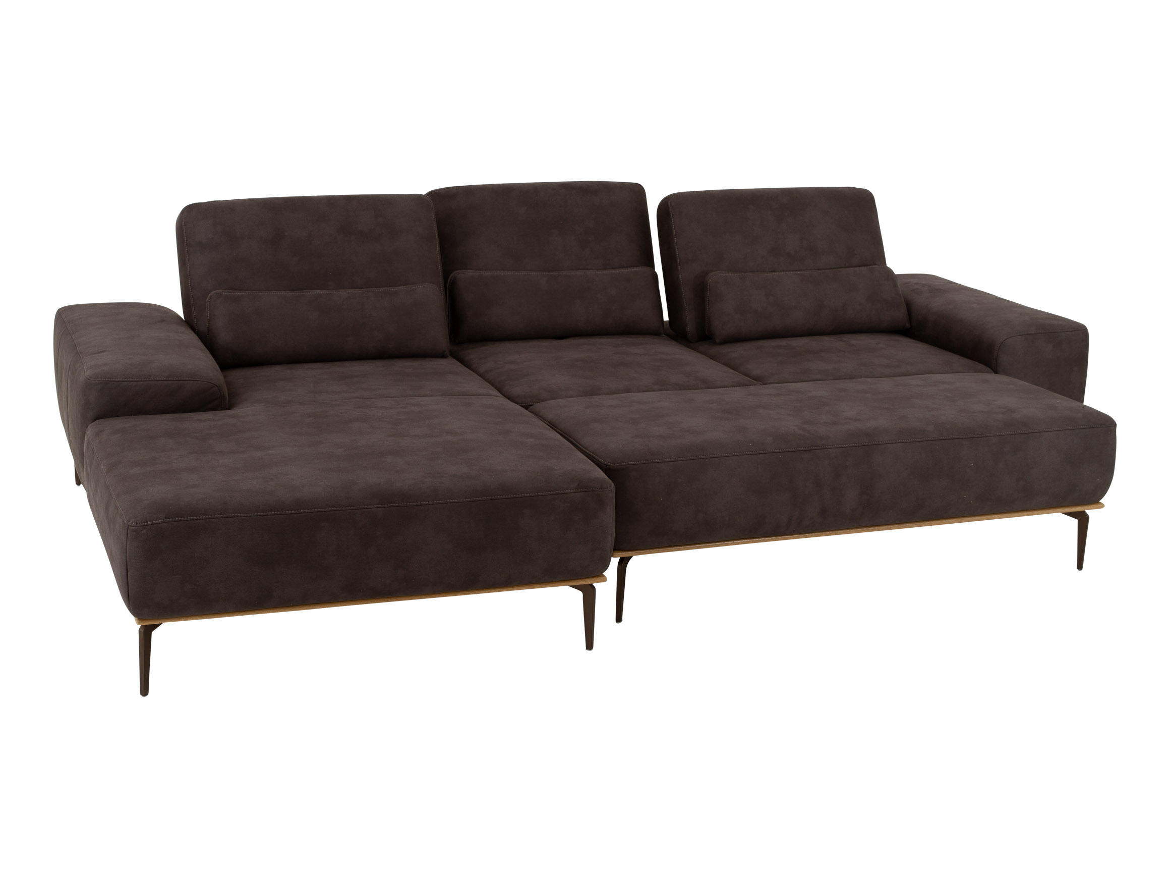 Ecksofa Ramada Schillig Willi / Farbe: Mocca, Material: Stoff