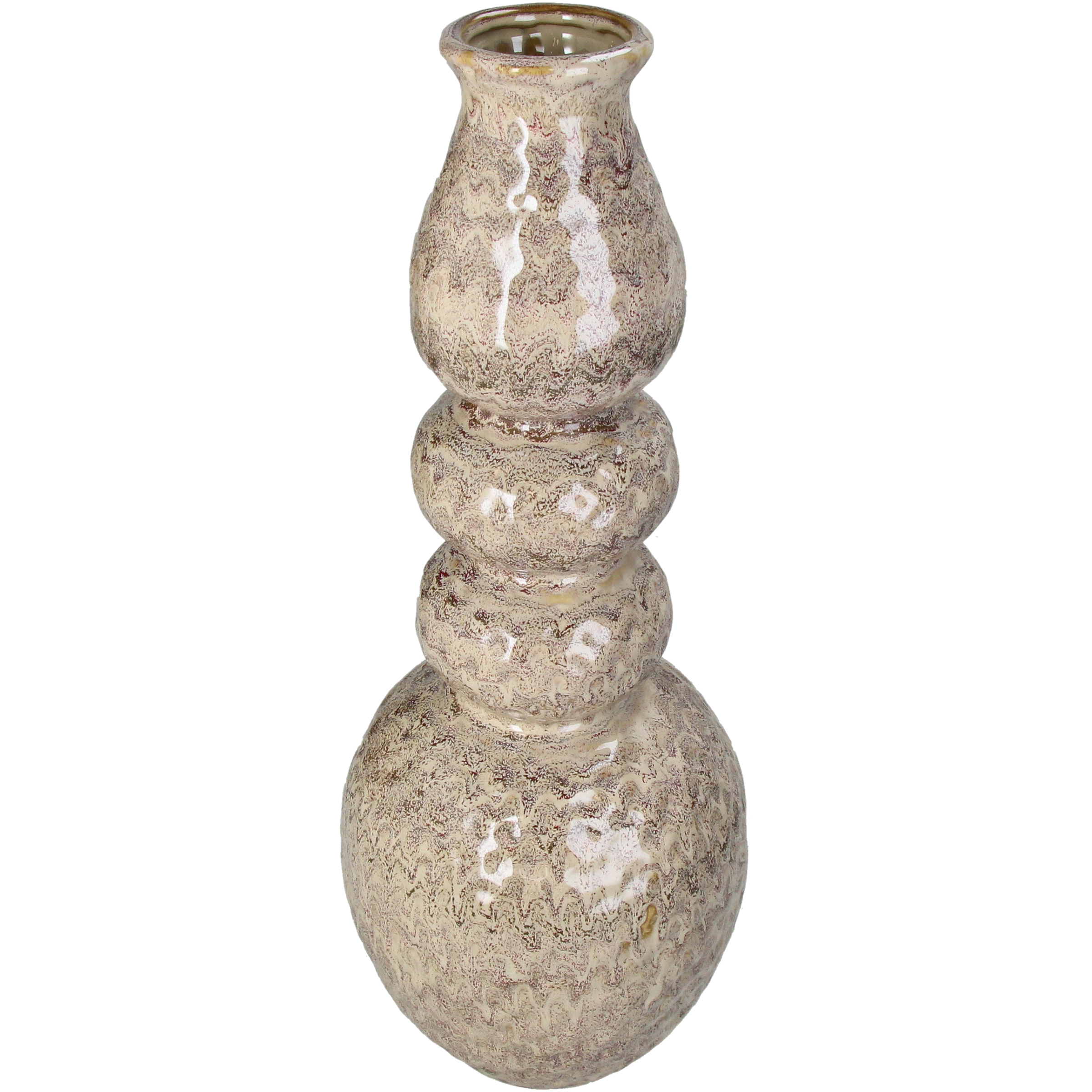 Vase Keramik, Sand H: 41 cm Kersten