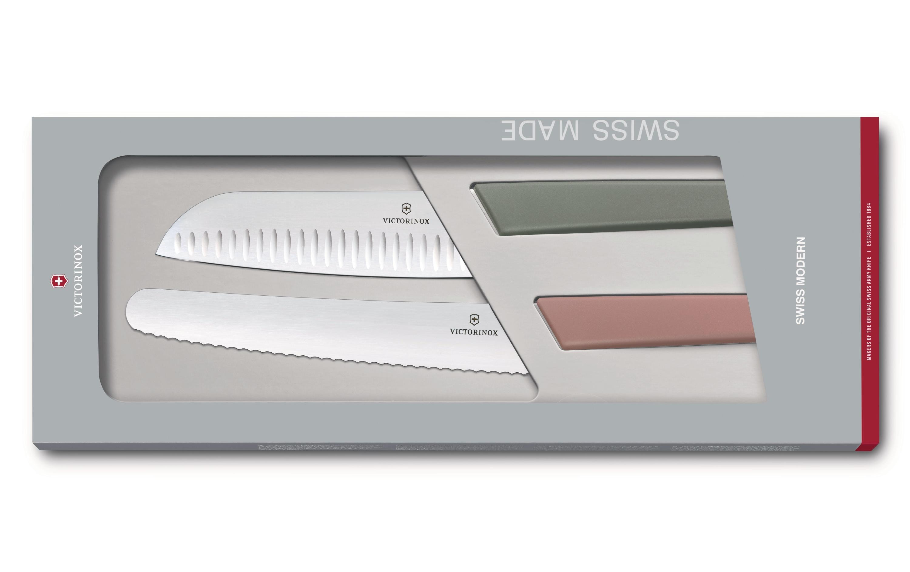 Küchenmesser Swiss Modern, Grün/Rosa Von Victorinox Alltron / Farbe: Grün Rosa
