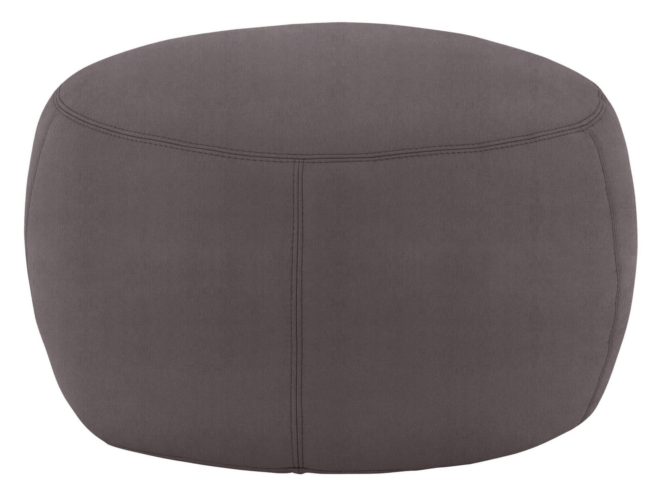 Hocker Annabelle D: 60 cm Candy / Farbe: Steel / Material: Stoff