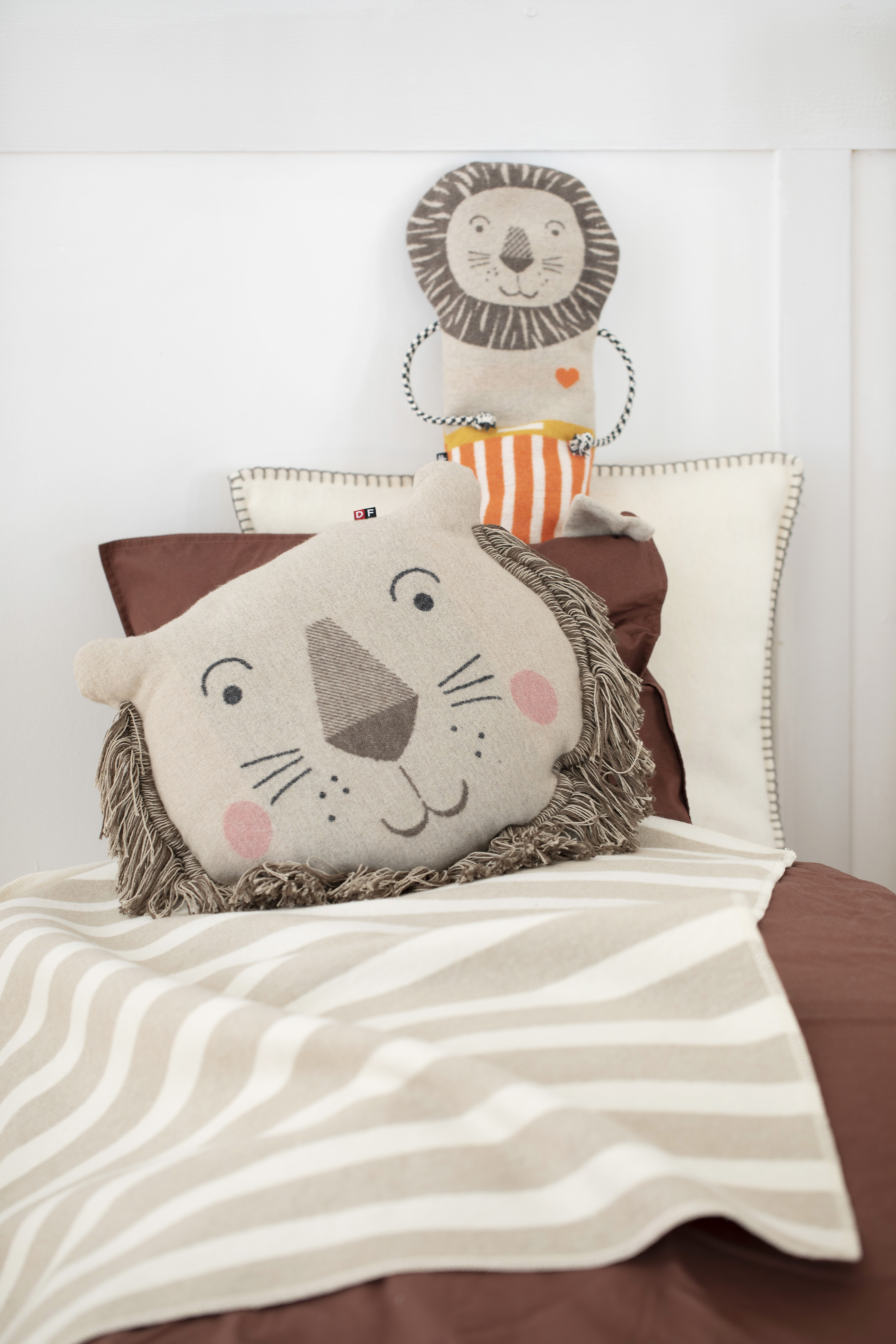 Babydecke in Puppe Juwel Löwe, Natur 70 x 90 cm Sander AG