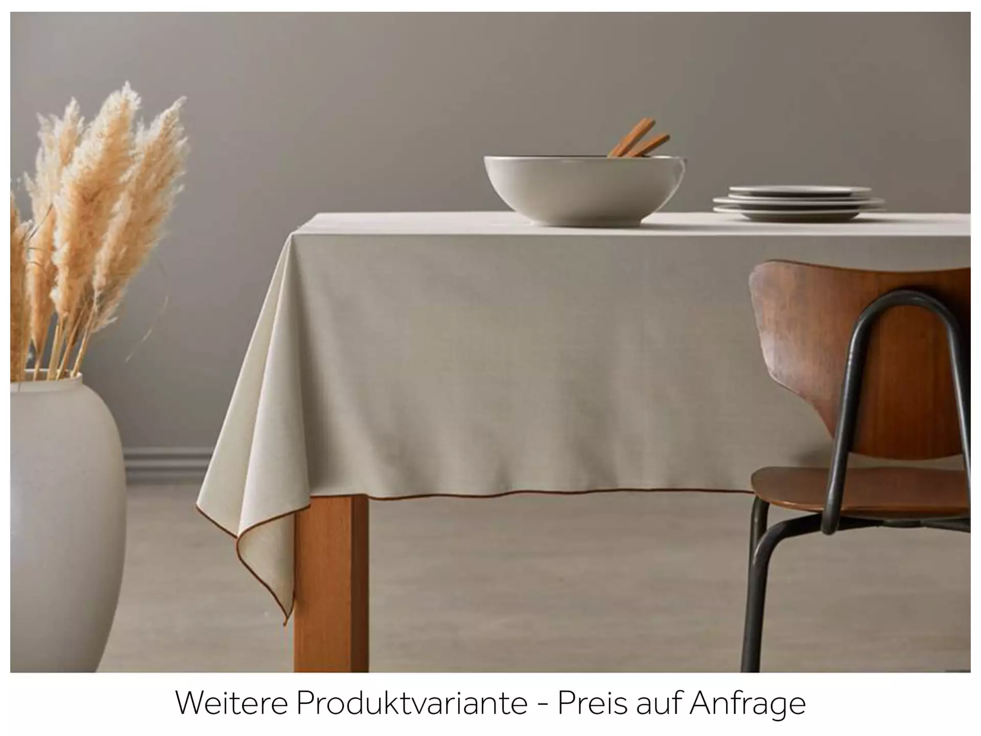 Tischdecke Organic Beige/Orange, 140 cm x 250 cm Alltron