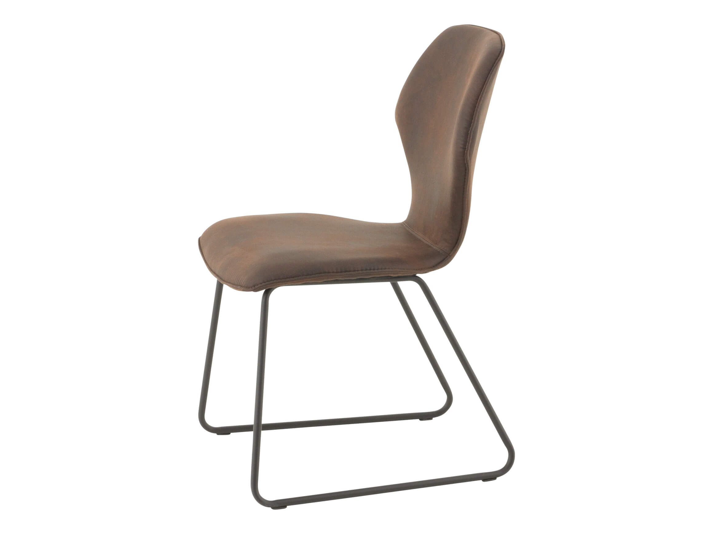 Stuhl Breslau Mocca, Bezug Microfaser Aberdeen, BxTxH: