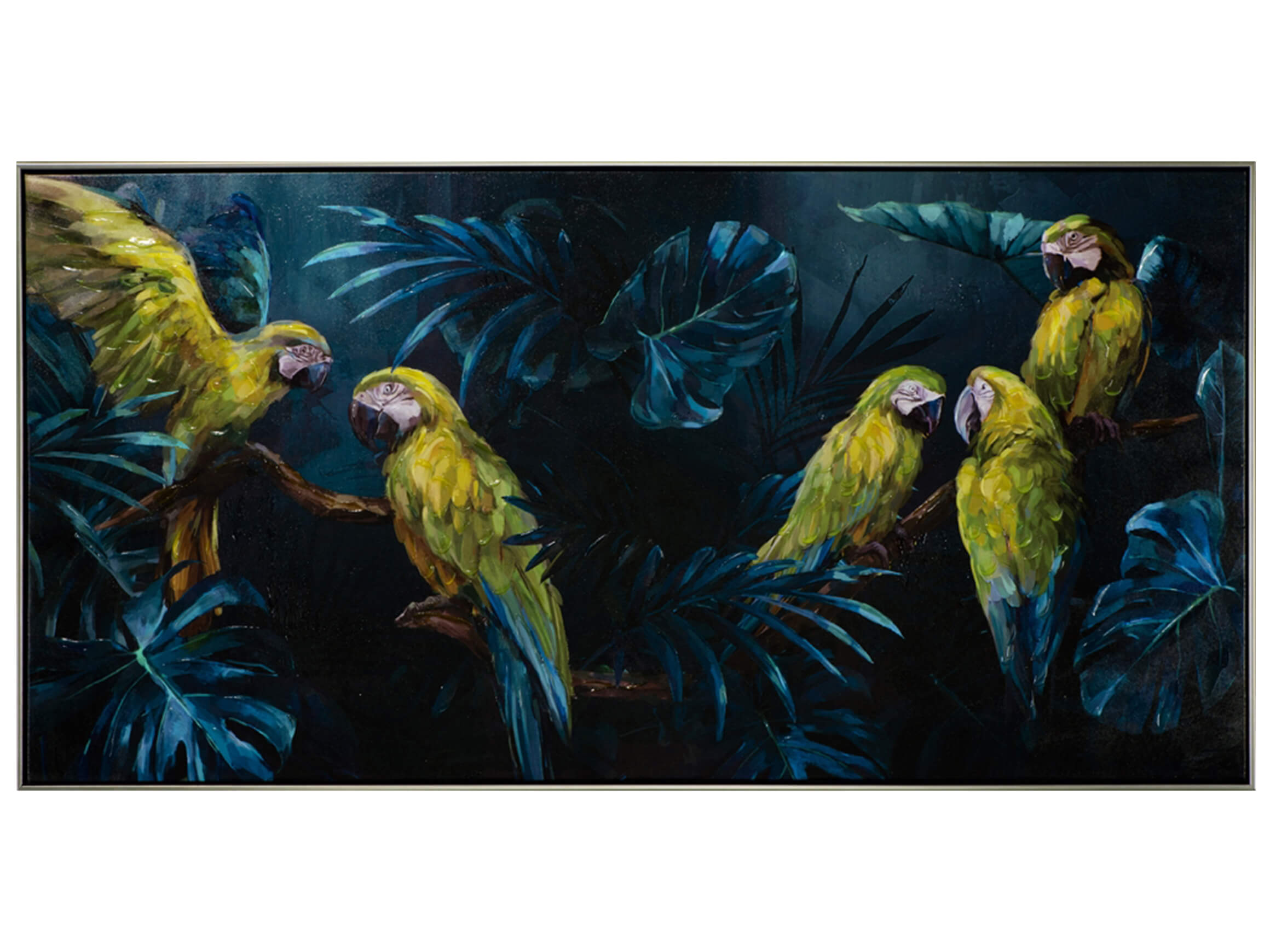 Bild Papageien im Blauen Dschungel image LAND