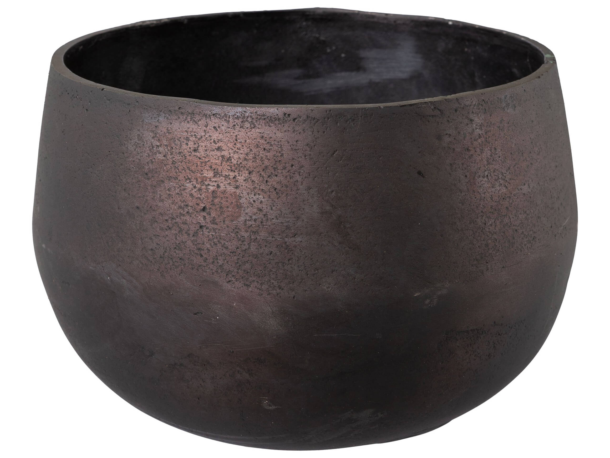 Gasper Gefäss Amaro Aluminium Schwarz H: 15 cm  | Schubiger Möbel