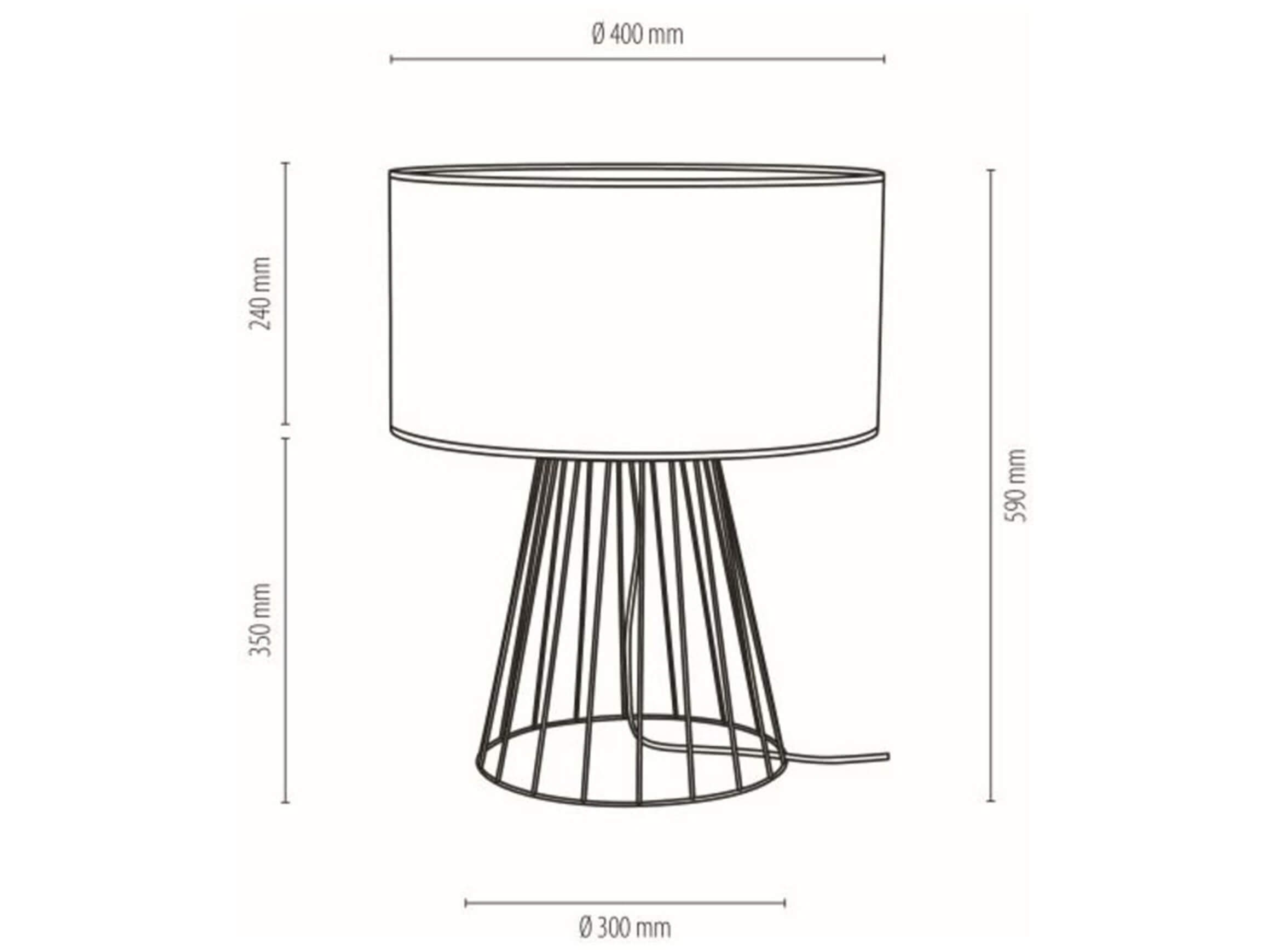 Lampe de table Alexa Ribaglob