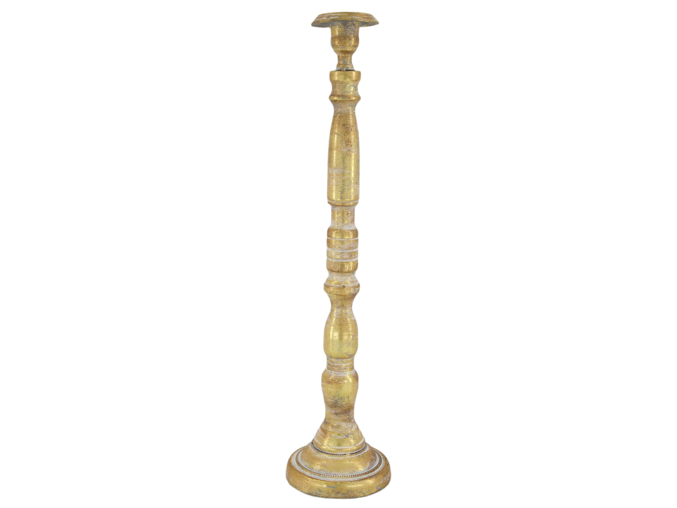 Decofinder Kerzenständer Metall Gold H: 47 cm  | Schubiger Möbel