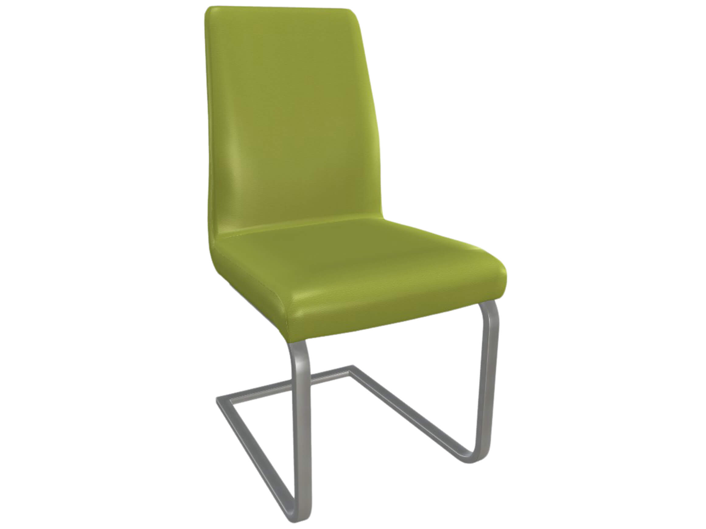 Stuhl Larona 2 Trendstühle / Farbe: Lime / Material: Leder